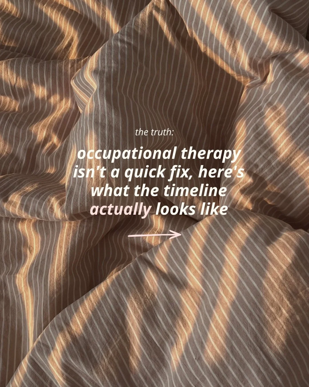 Occupational therapy isn&rsquo;t a quick fix, and that&rsquo;s a good thing 🤎