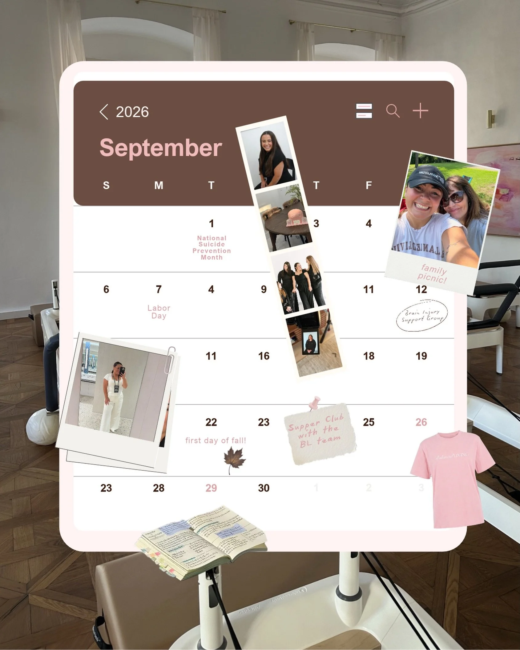 September at Balanced Living 🤎 A little work, a little fun, and lots to look forward to this month 🍂