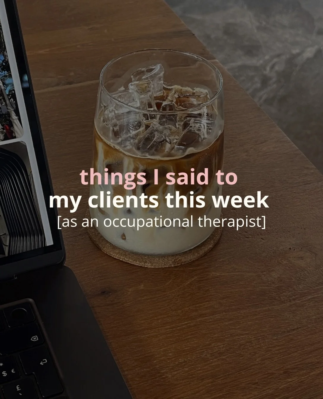 A few things I said to my clients this week that I think more people might need to hear too 🤍