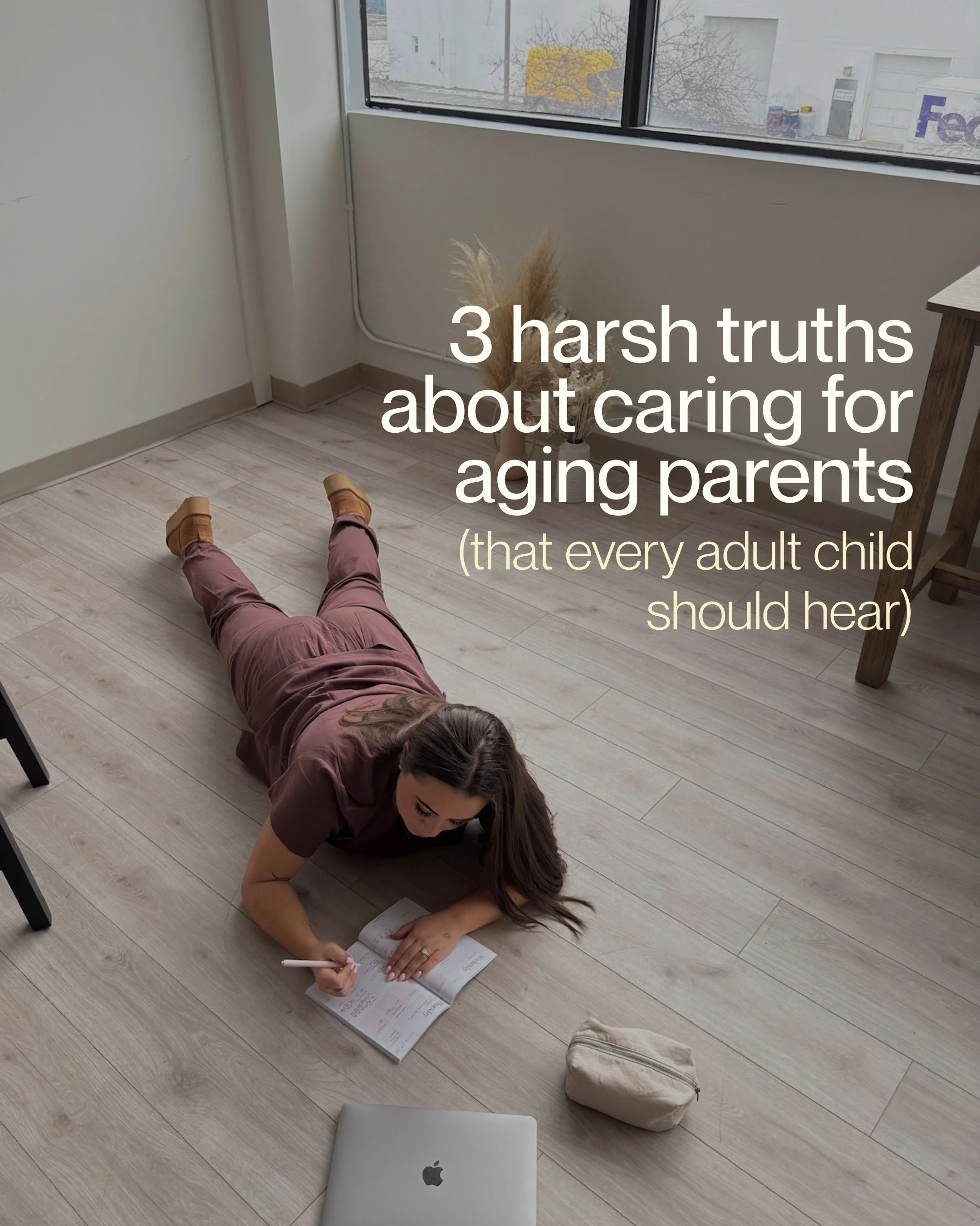 Caring for an aging parent comes with a wholeeee lot of love, but also some tough conversations 🤍