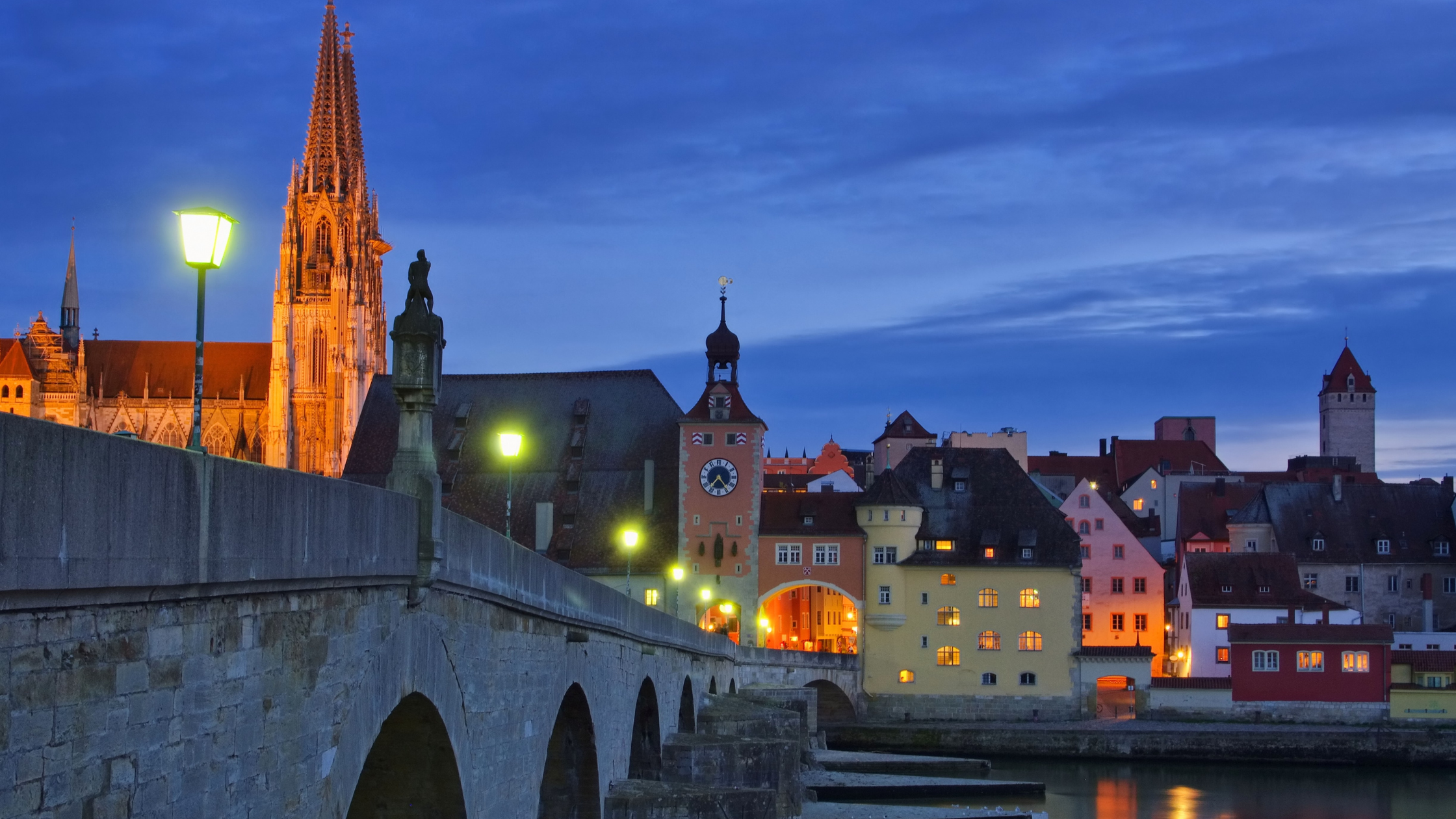An Immersive Light Show Inside a Medieval Church in Regensburg
