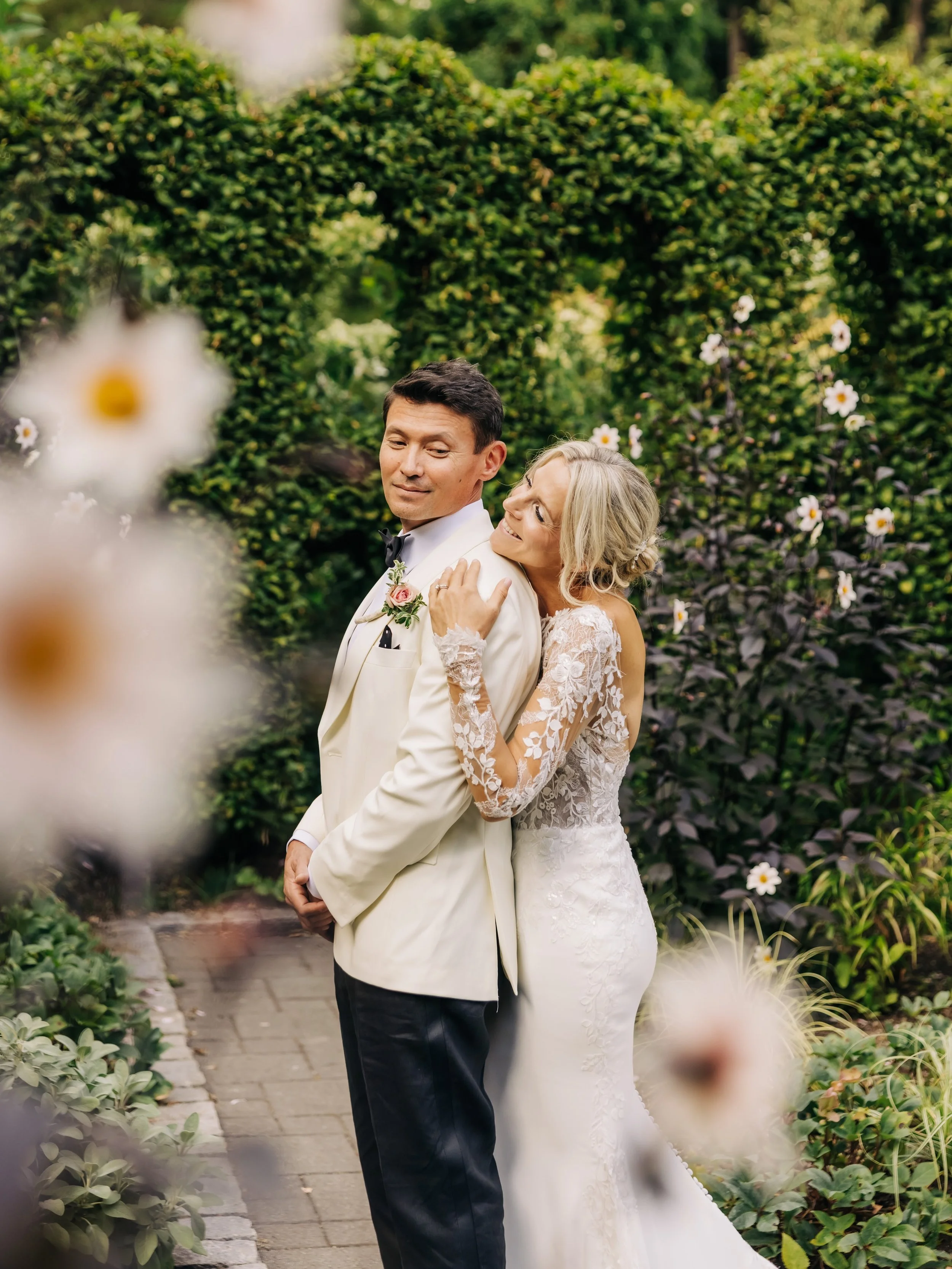 L+B had the most beautiful garden wedding a month ago today.  I just sent off their gallery and loved reliving the magic of every moment.