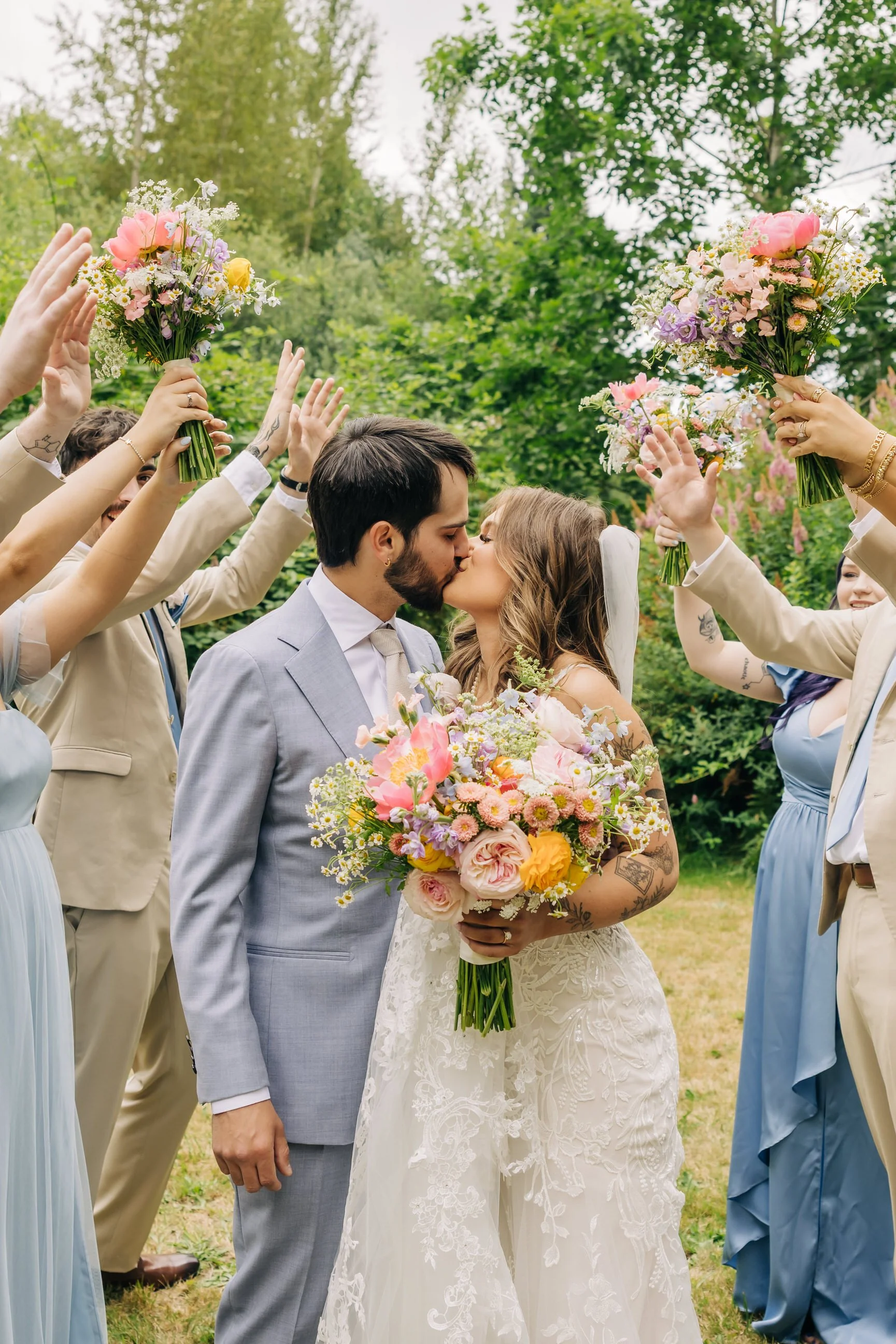 Wedding Party at Sadie Lake