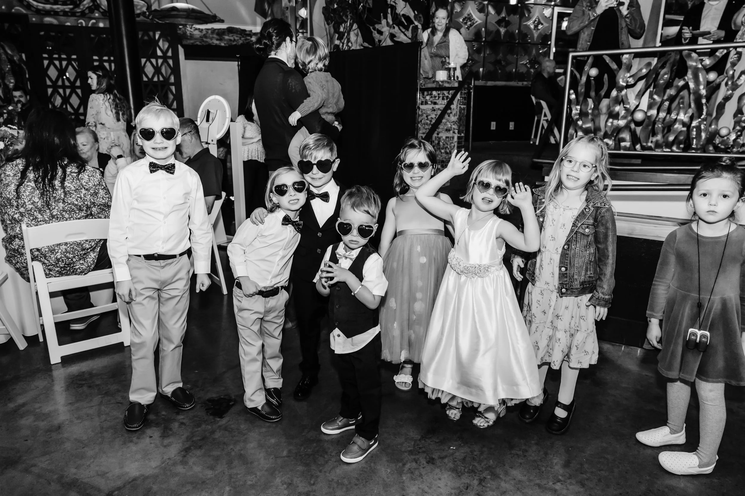 Kids at reception at The Canal in Ballard