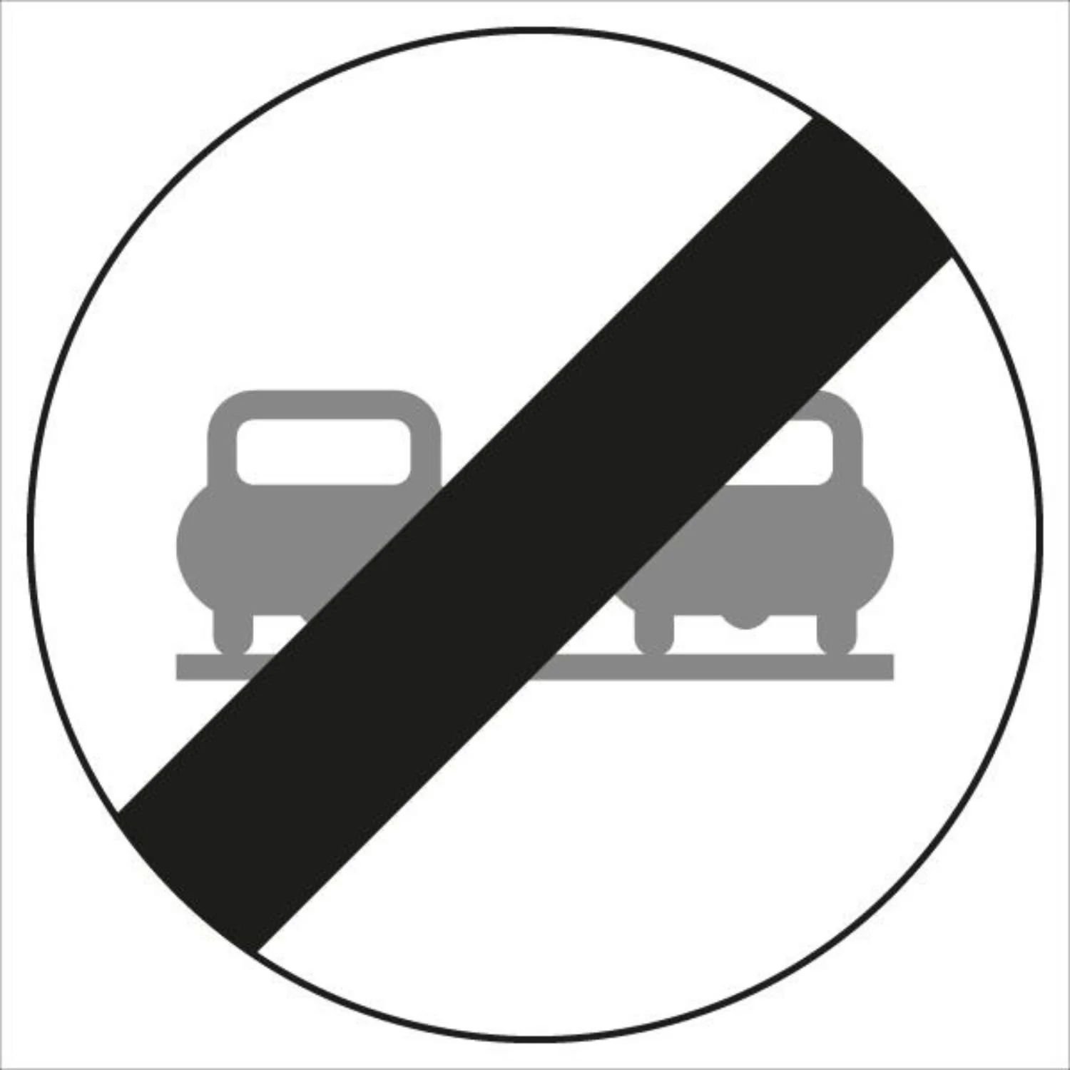 Ende des Überholverbotes