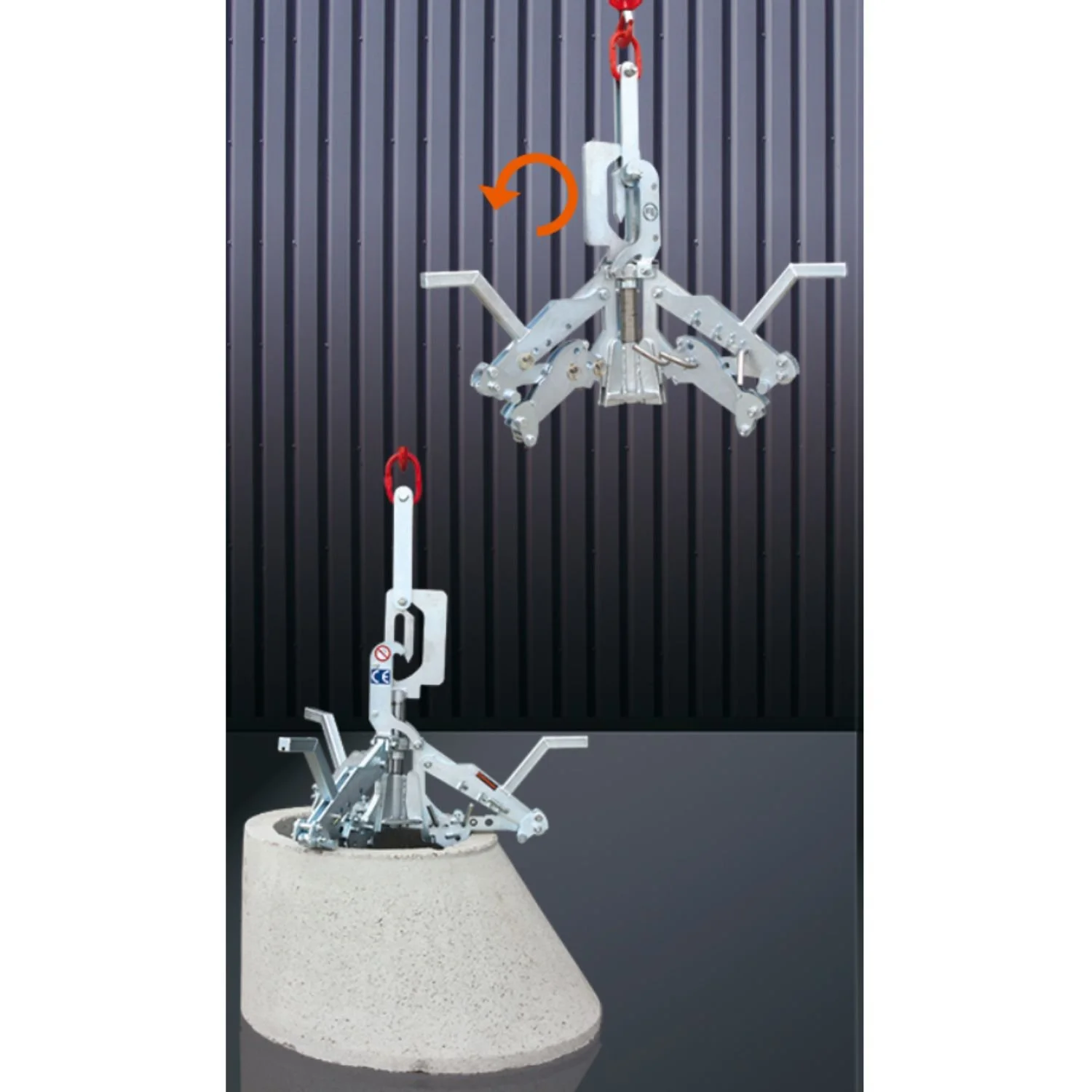 Schachtringgreifer Typ 1067