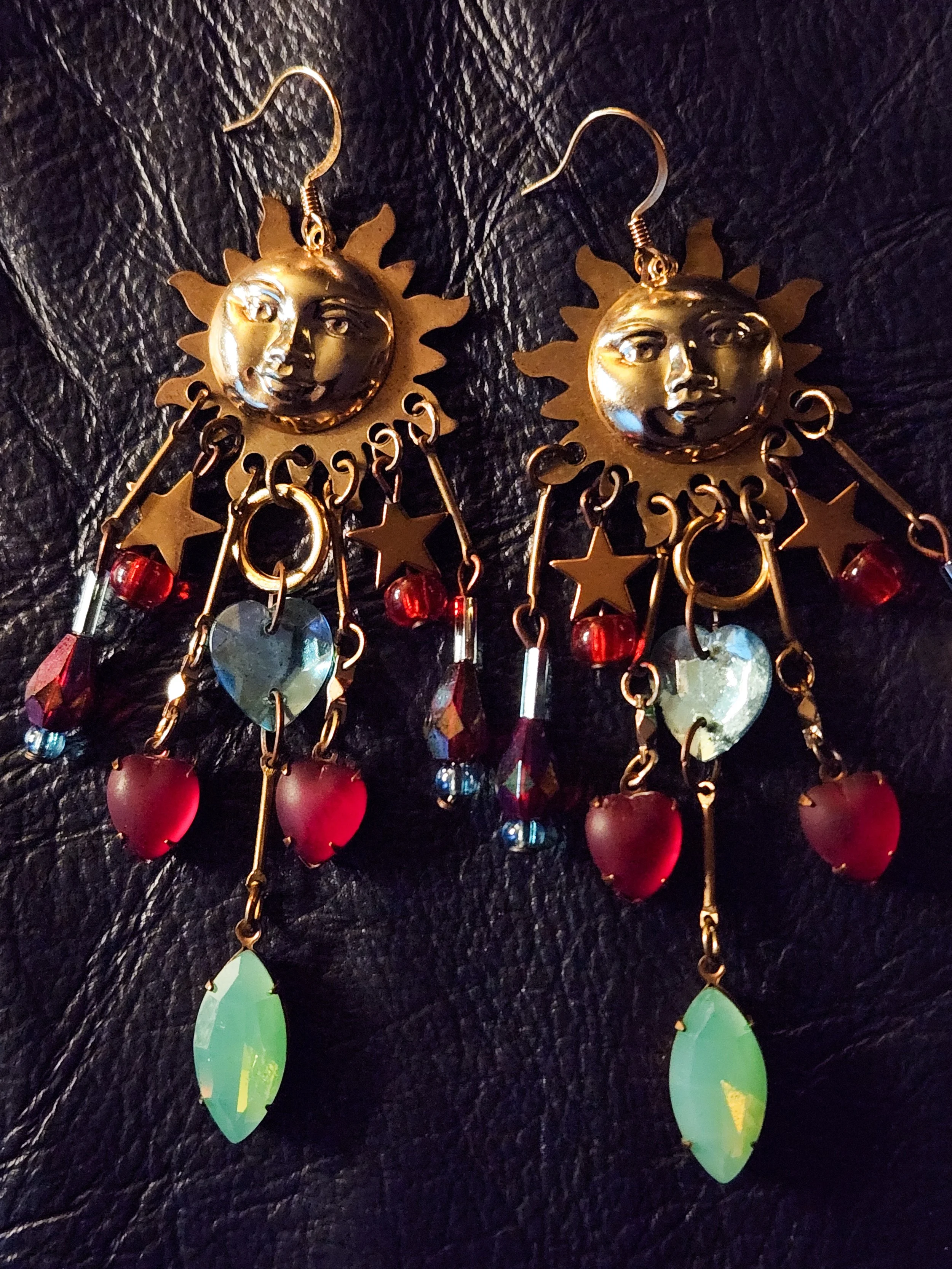 Painted Autumn Sunset : Earrings