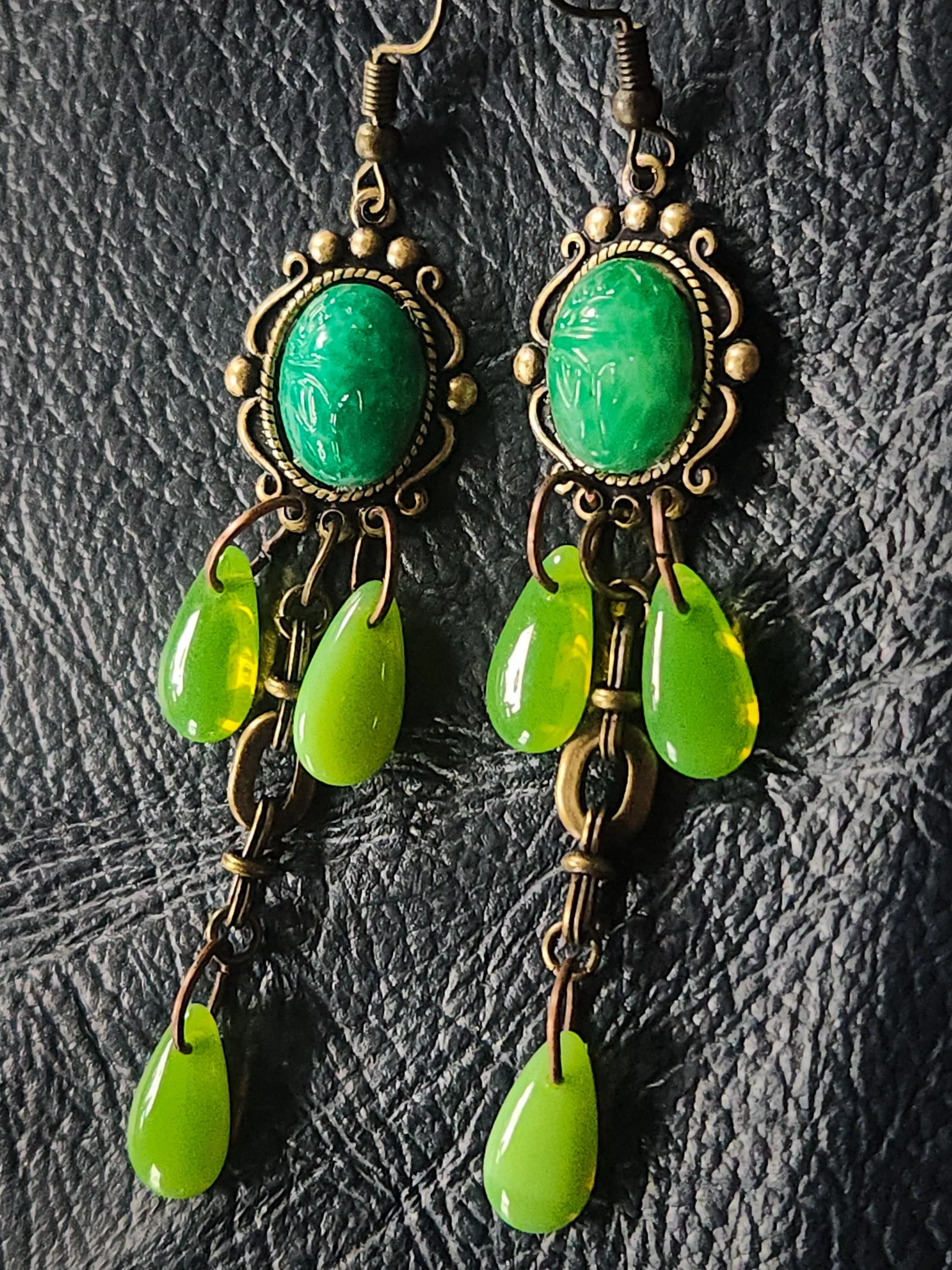 Green Mirage : Earrings