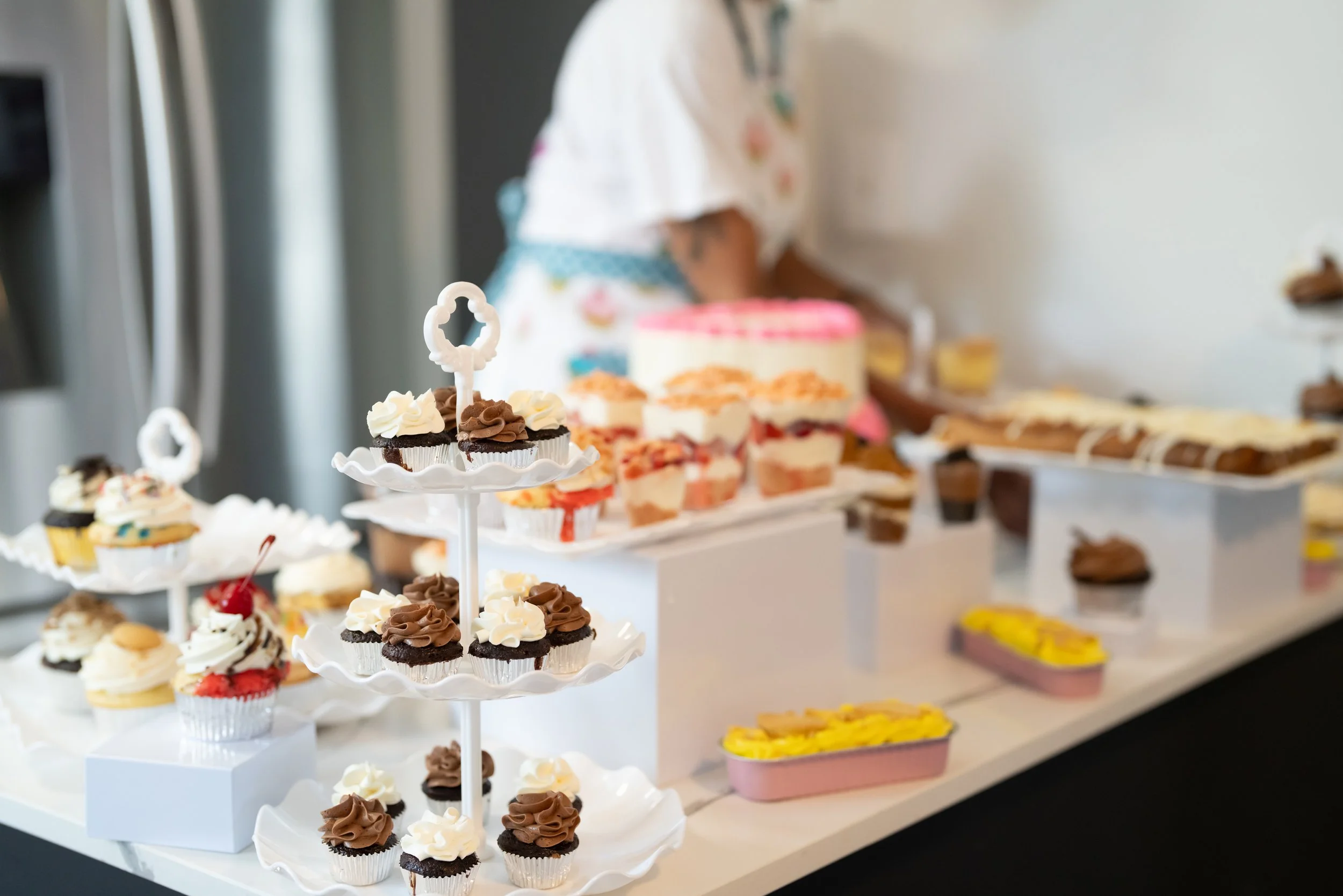 A table full of treats from Yell Sweets