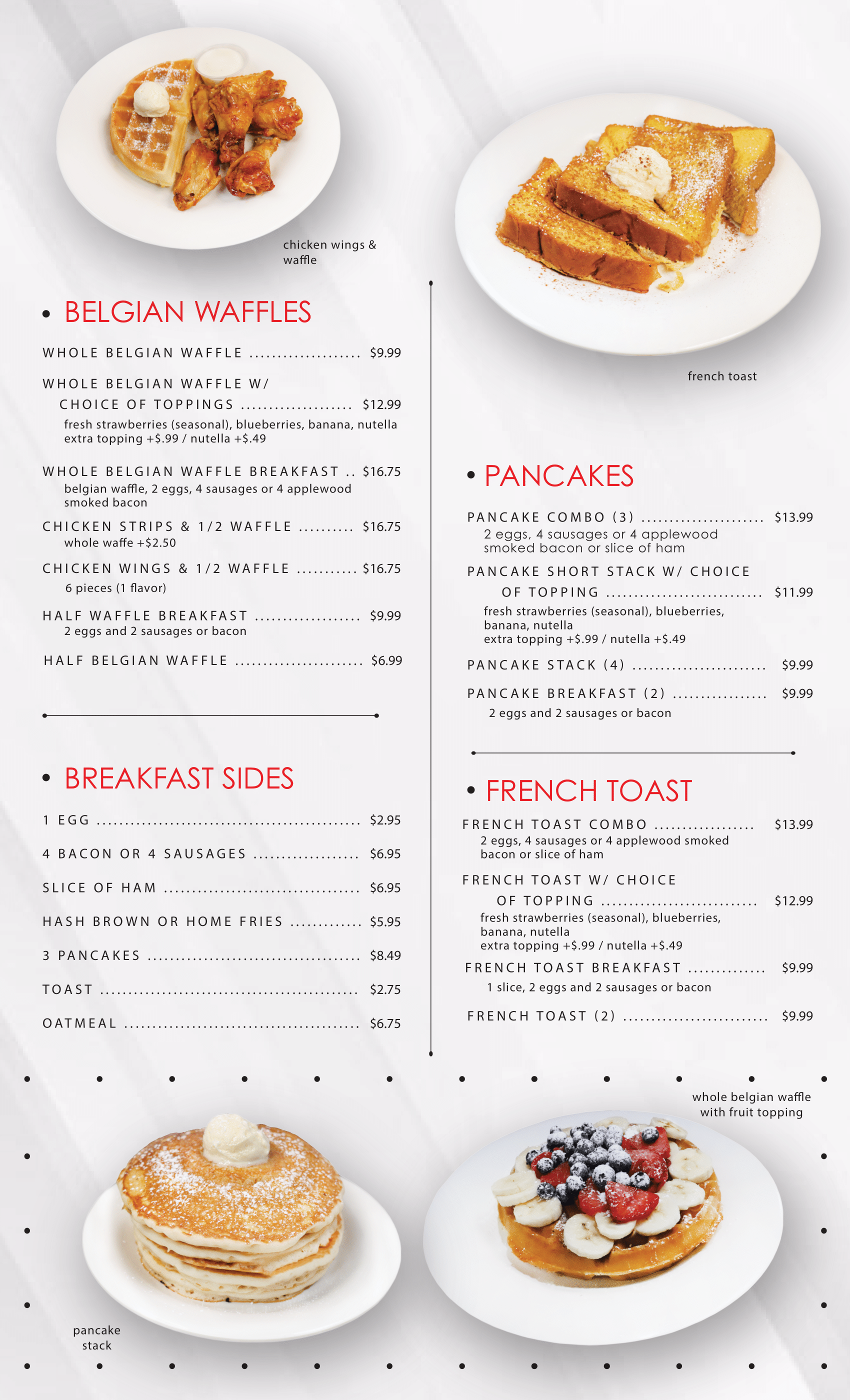Menu — Waffle Kitchen