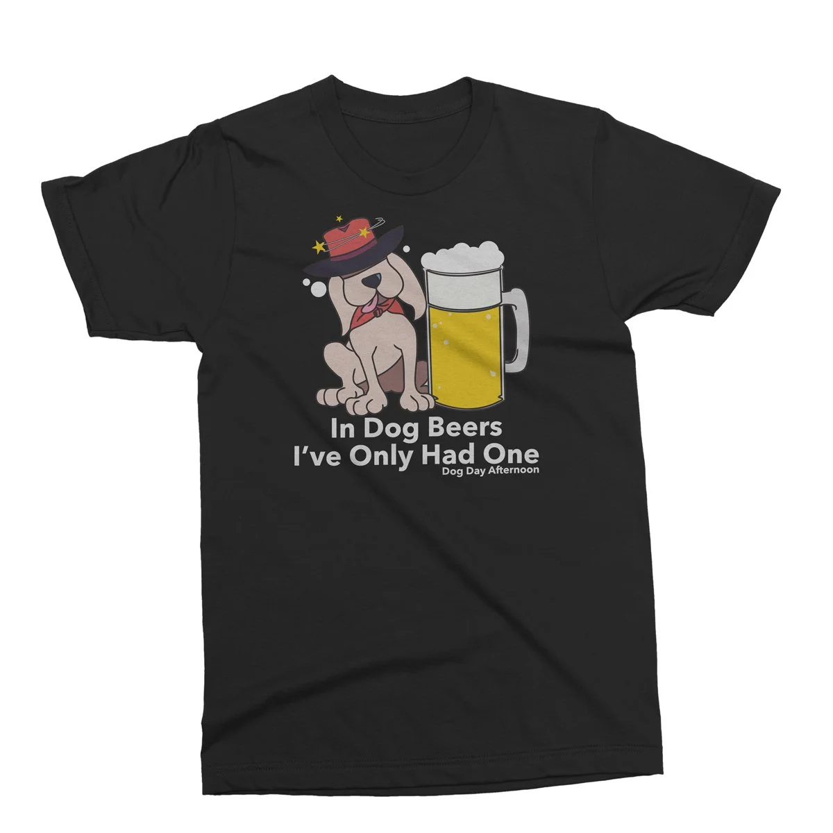 Dog Beers T-Shirt - Black