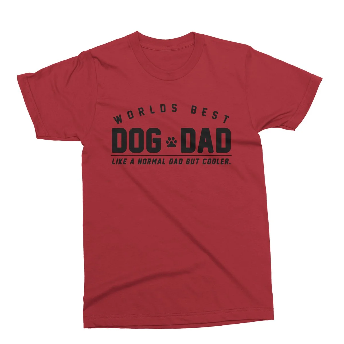 Dog Dad T-Shirt - Red