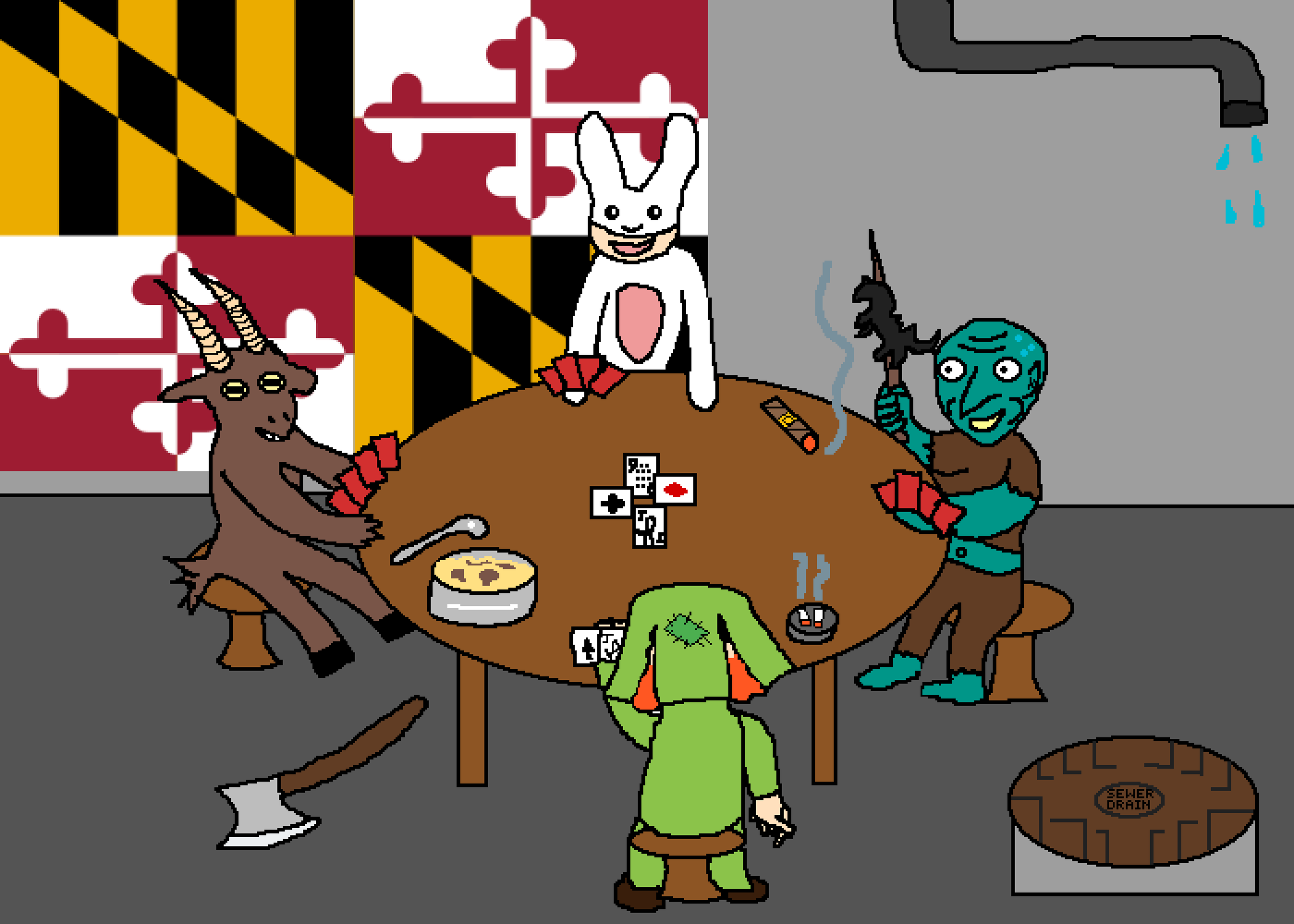 Urban Legends of Maryland Playing Cards