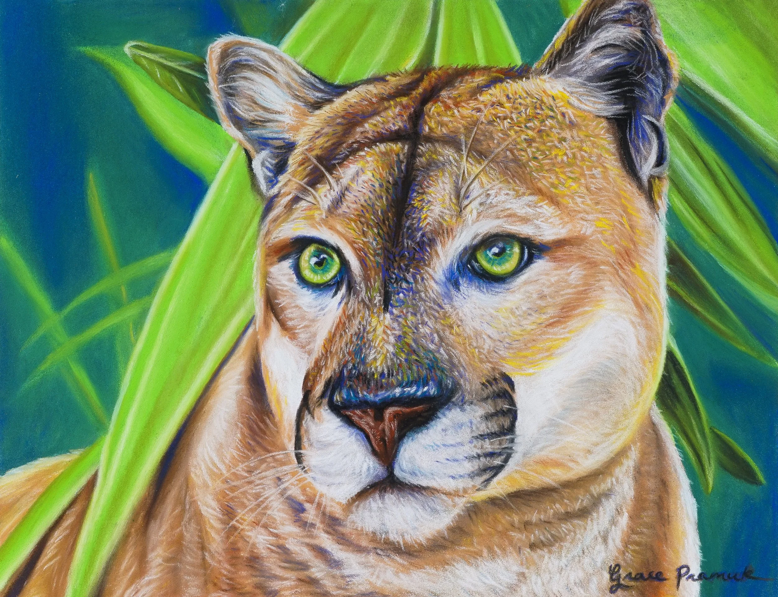 "Between the Green" Giclee Art Print