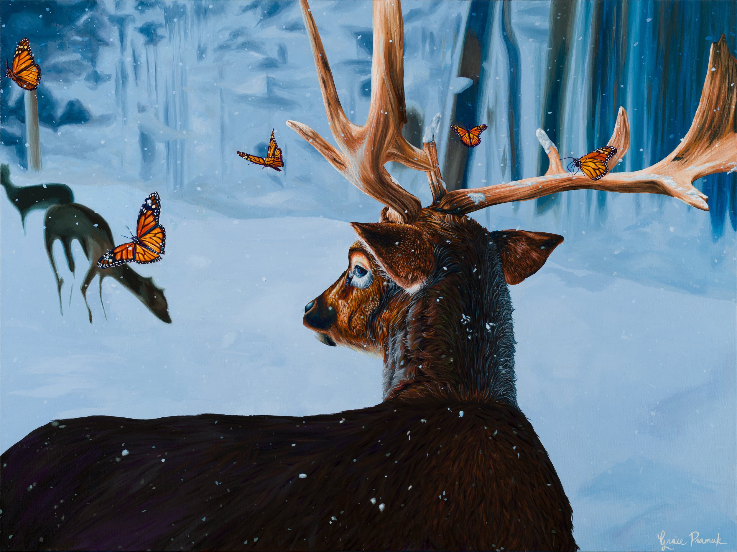 The Journey Ahead,
40 x 30 inches,
Acrylic on Canvas,
December 2025