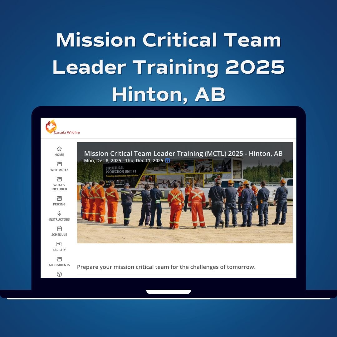 Canada Wildfire: Mission Critical Team Leader Training