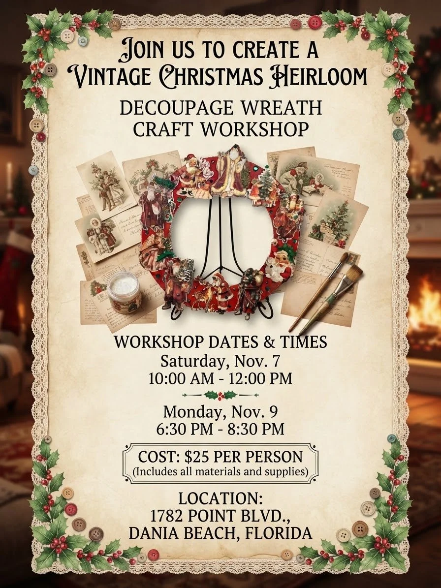 Dixie's Christmas Wreath Craft
