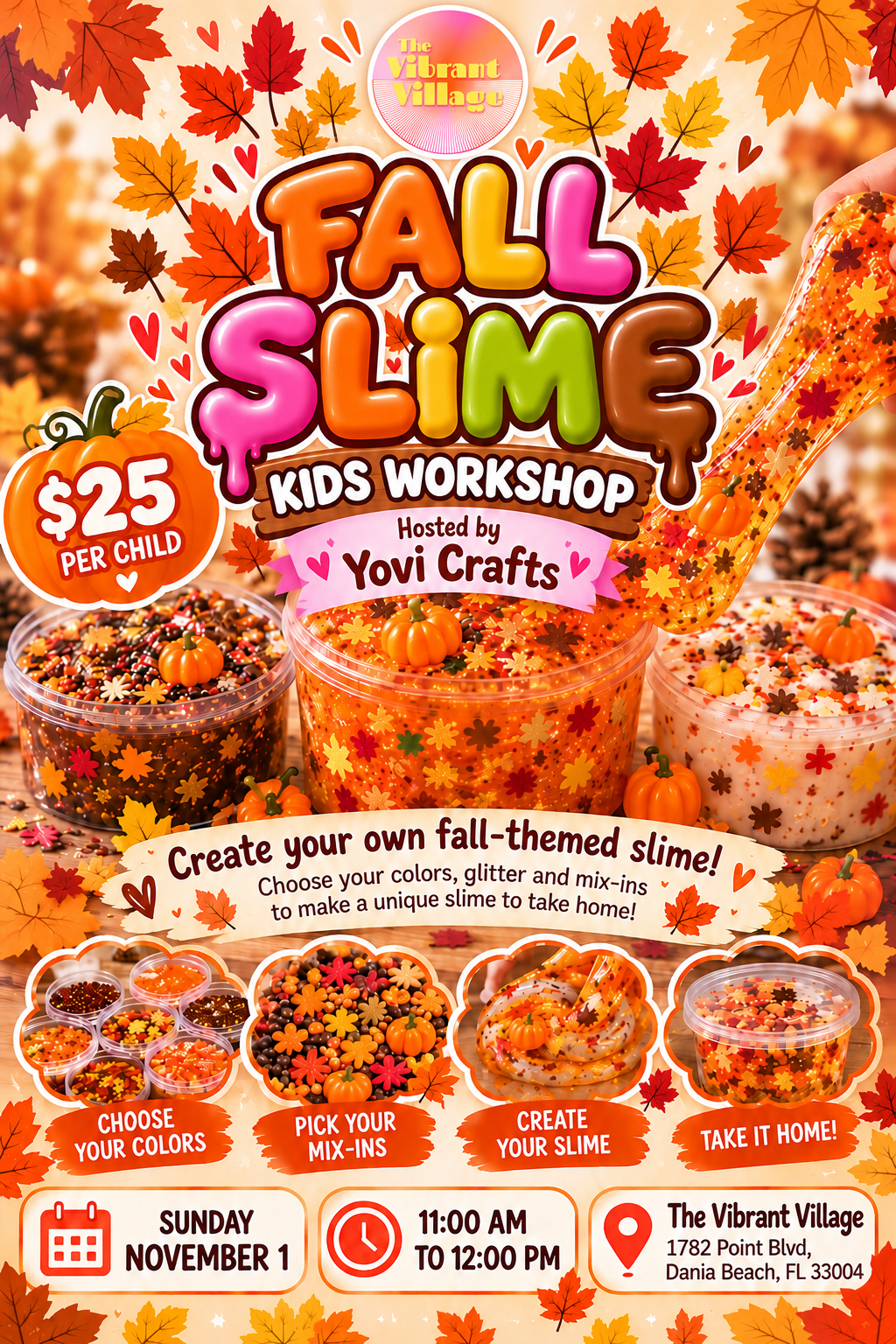 Fall slime workshop