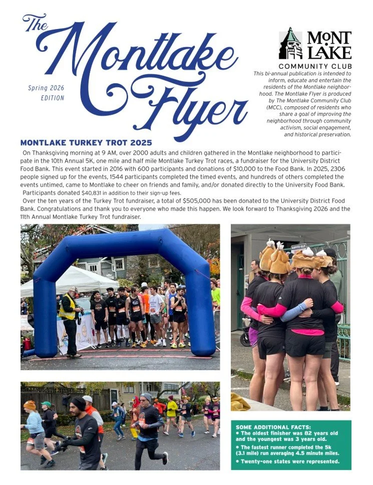 On your doorstep- The Montlake Flyer