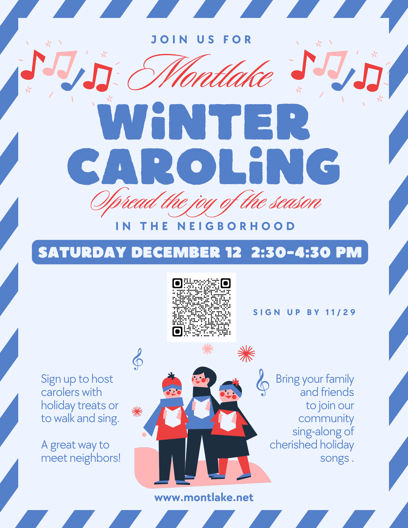 Winter Caroling is back on December 12th!
