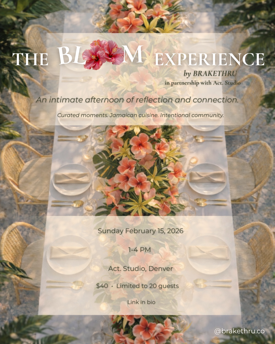 Introducing : The Bloom Experience