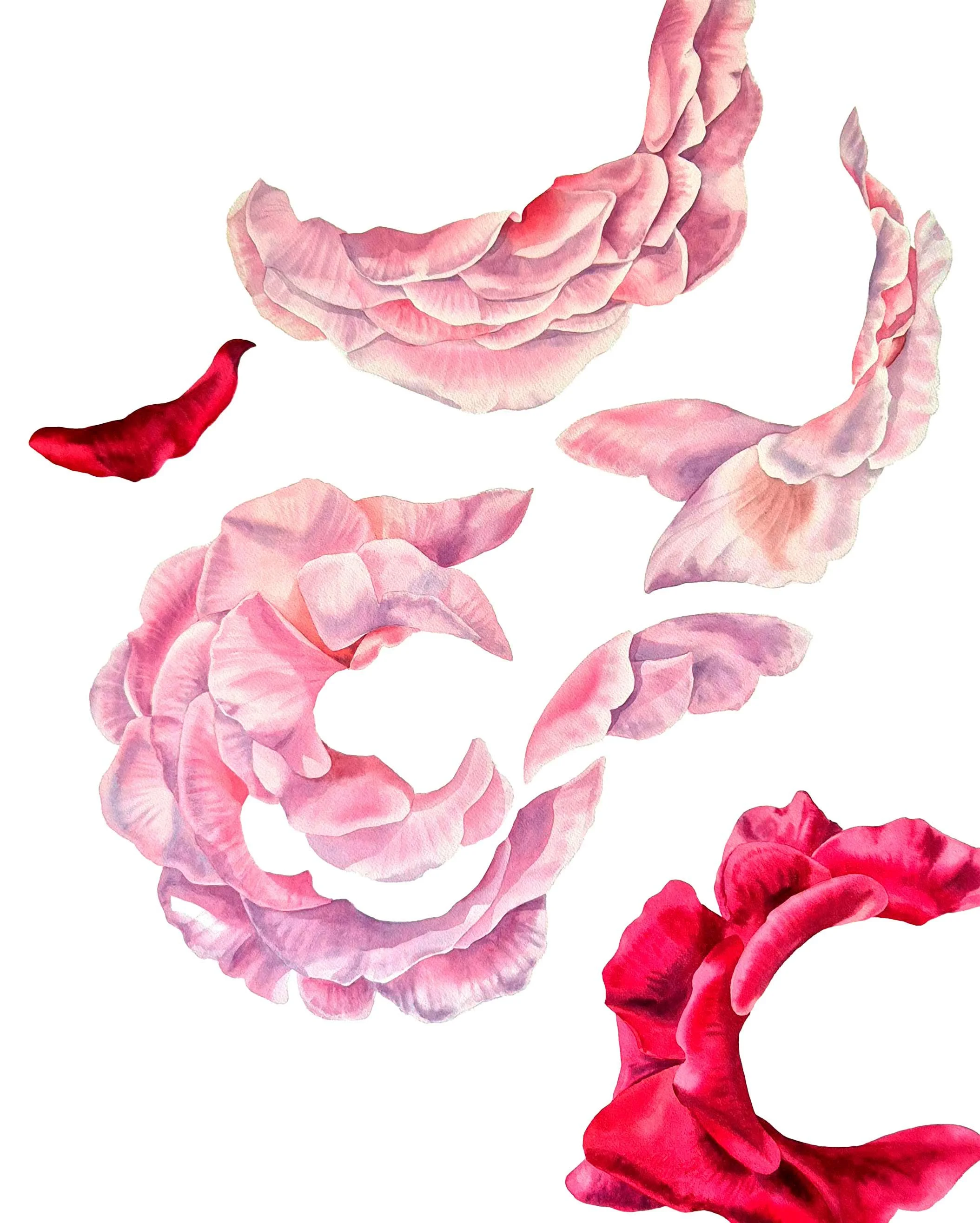 Lieben Lassen Hoffen, 61 x 76 cm Papier auf Keilrahmen