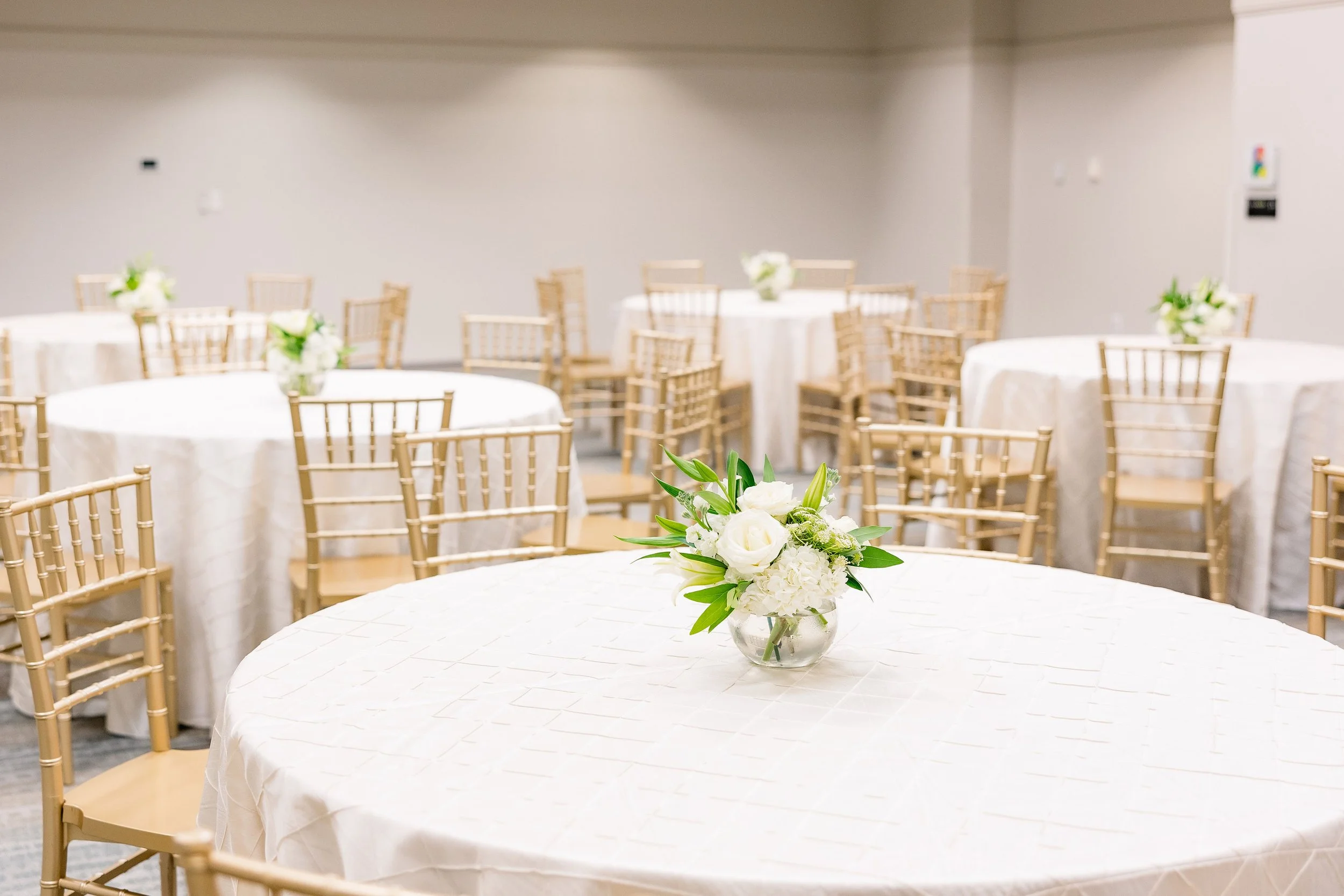 Gold Chiavari Chairs in Magnolia Room