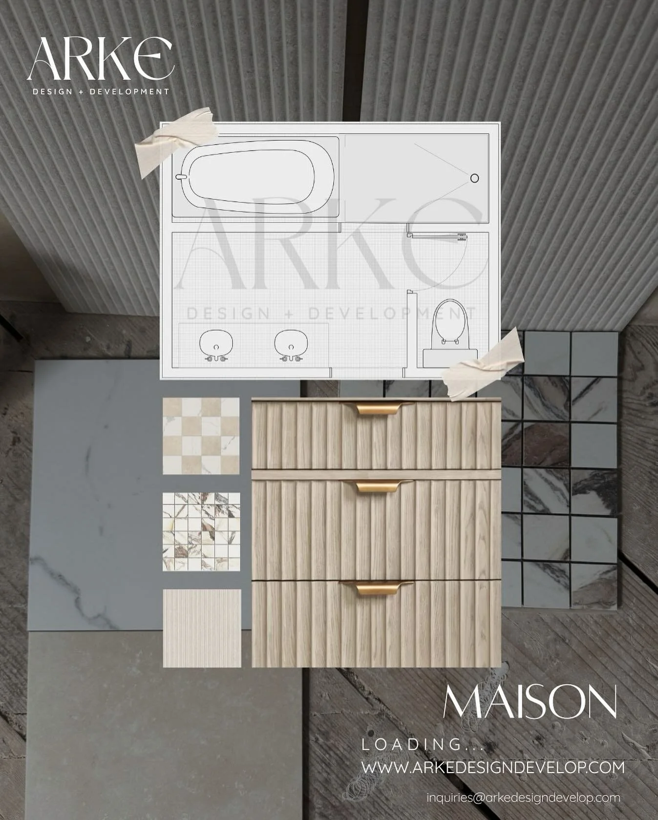 En suite in progress.
Details emerging.

🔗 www.arkedesigndevelop.com 

#ARKEstudio #InProgress #EnSuiteBath
#RenderToReality #DesignWithIntent