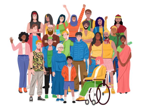 Diverse group of people