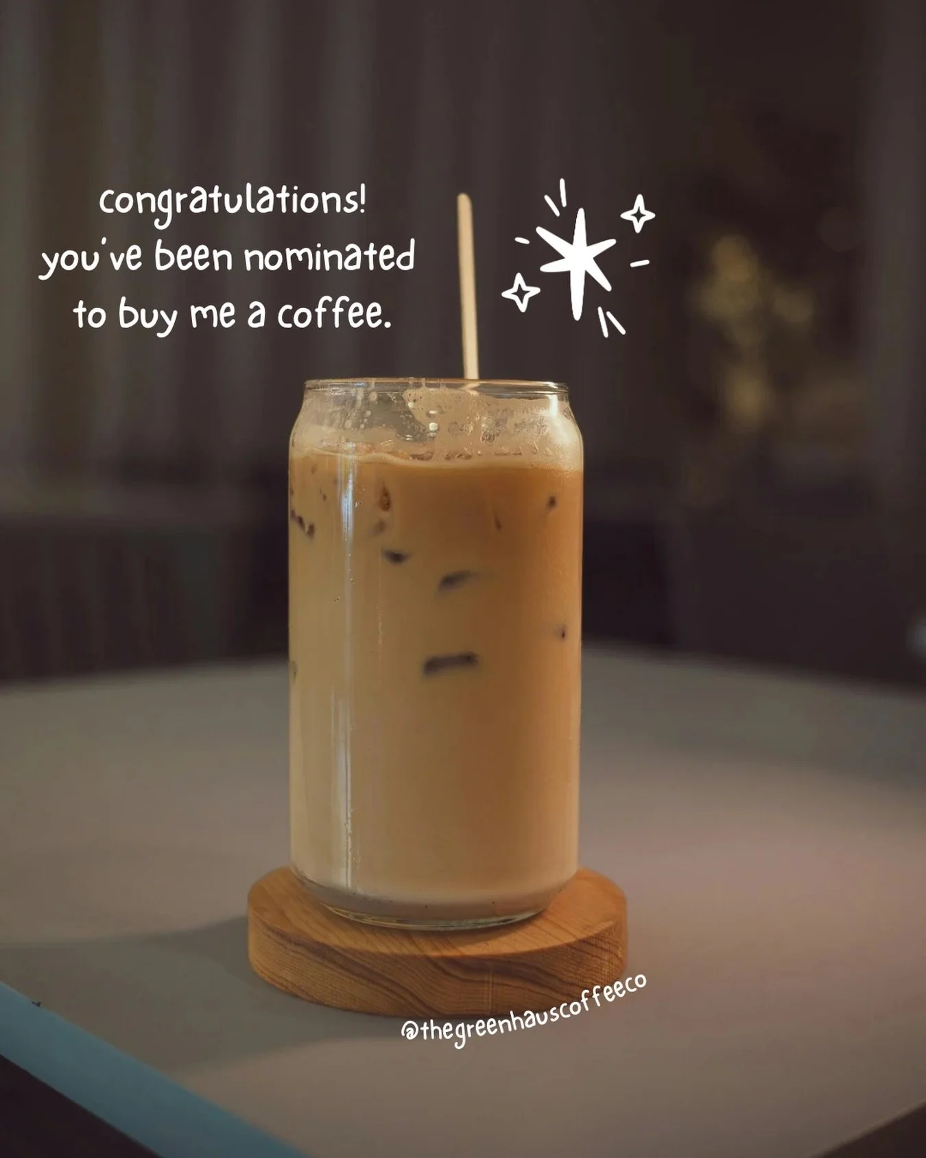 You&rsquo;ve been officially nominated so go get a coffee ☕️ 🐸

#sendtoyourfriends #coffeedate #coffeevibes #coffee #thegreenhauscoffeeco