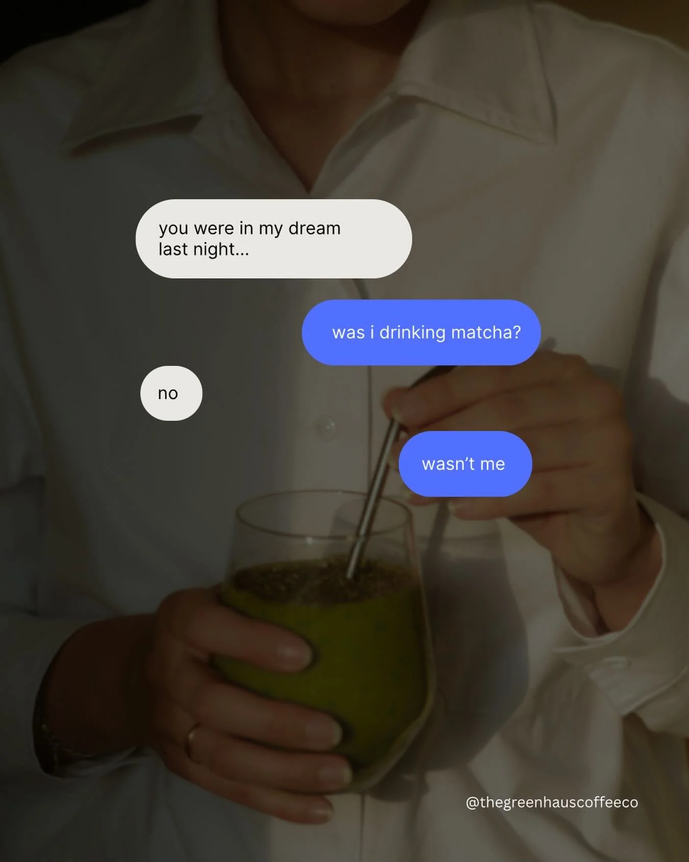 It&rsquo;s a part of the identity&hellip; 

Happy thursday (: We can&rsquo;t wait to serve matcha beverages to you all soon! 

 - The Greenhaus Team