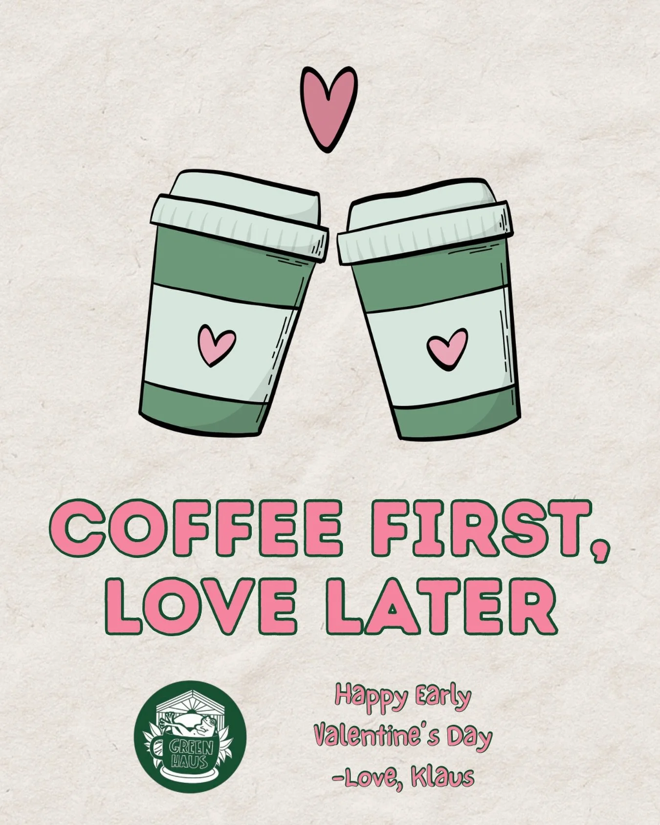 Take a pause this Valentine&rsquo;s week and enjoy a coffee date with someone you love ☕️🤎

Slow down, sip slowly, and appreciate the little moments
They matter more than we think

Love, Klaus

#thegreenhauscoffeeco #naplescoffee #floridacoffee #val