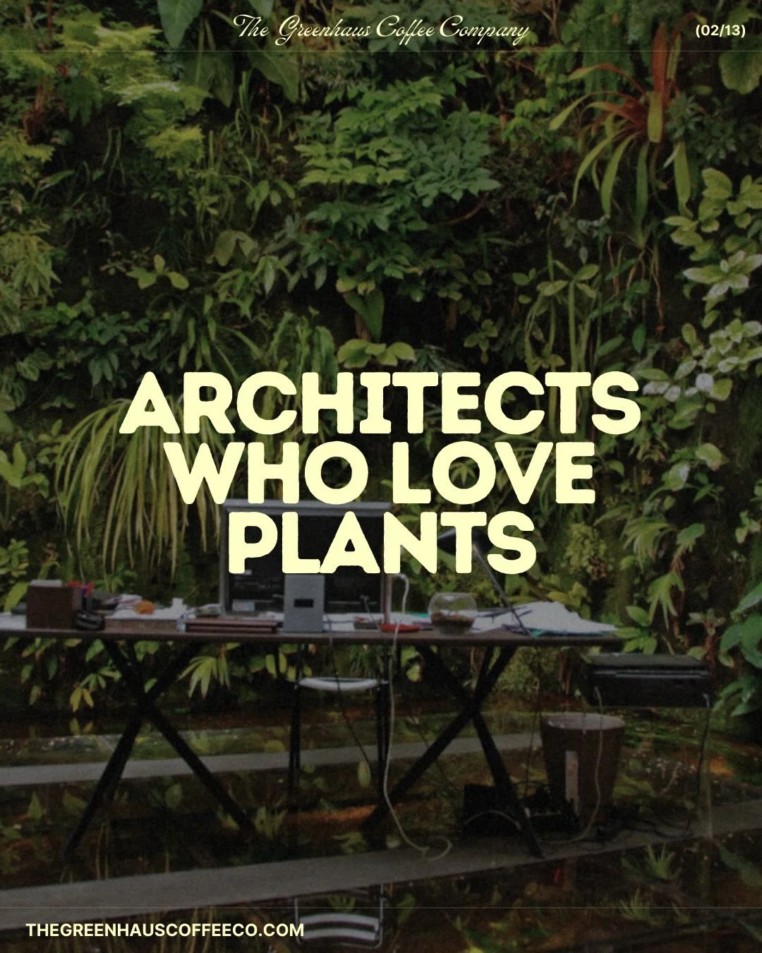 We&rsquo;re inspired by designers who see plants as partners, not props.

Take a look at Stefano Boeri, Patrick Blanc, and Jeanne Gang reimagining cities as living systems where buildings can grow or ripple instead of just stand.