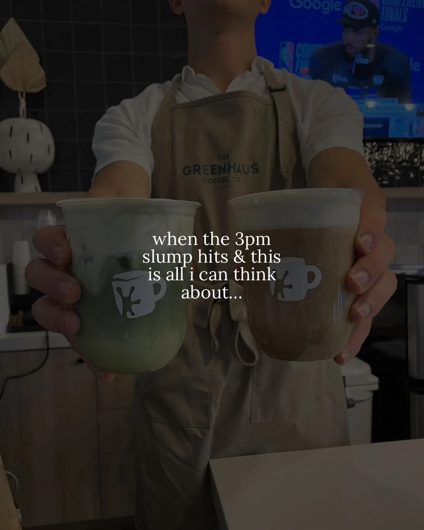 friday eve feels&hellip;

we hope y&rsquo;all are having a great week!
 with love,
 the greenhaus team 

#3pm #coffee #thegreenhauscoffeeco #caffeineboost #afternoon