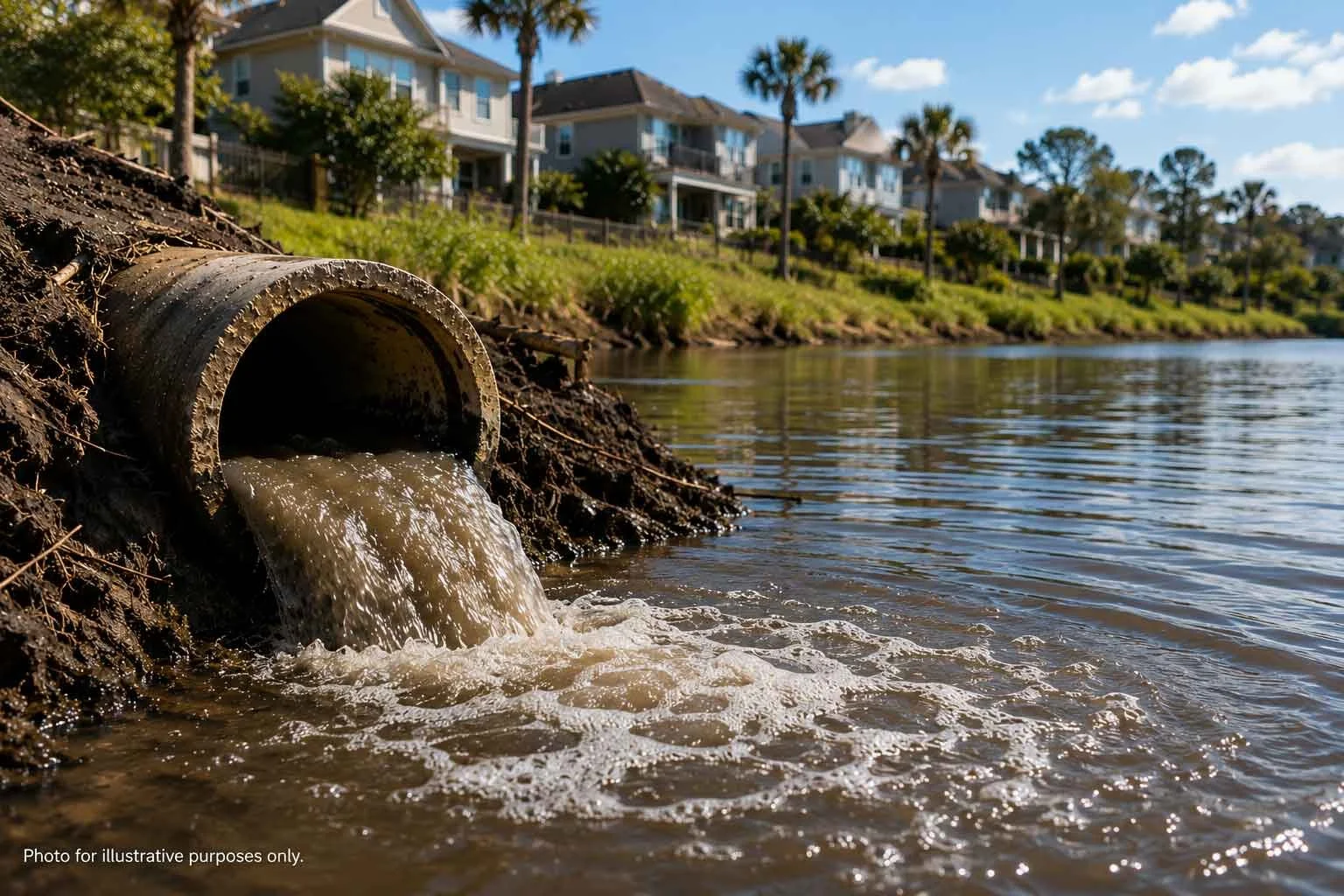 70,000 Gallons of Wastewater Spill in Bluffton Raises New Concerns