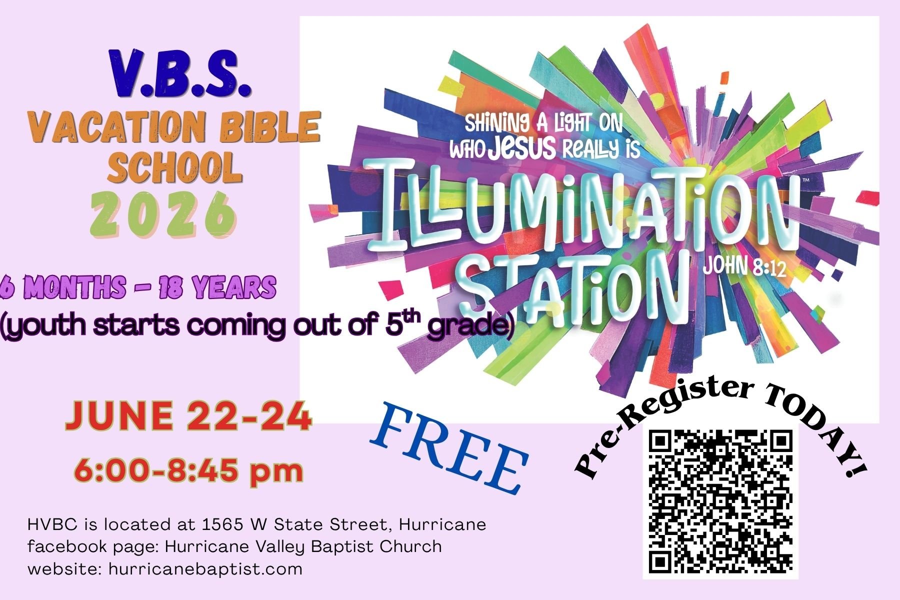 VBS 2026--Illuminate Jesus Christ!
