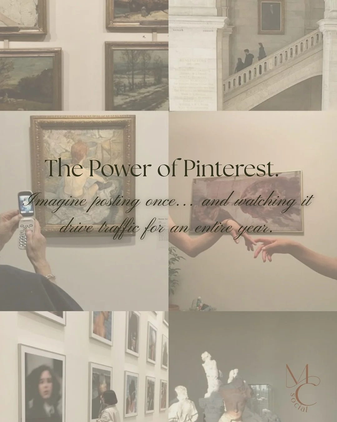 Imagine a platform where you content keeps working for you long after you&rsquo;ve hit publish. Oh wait, Pinterest can do that.👏

Pinterest is a visual search engine, not just another social feed. That means your pins don&rsquo;t vanish after a day 