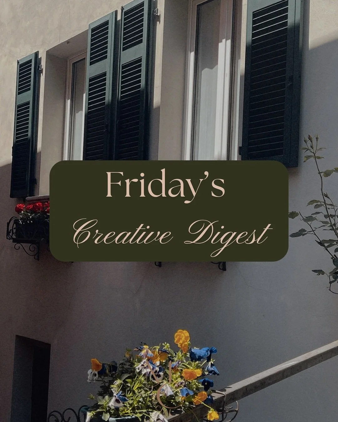 A visual scroll through what&rsquo;s been catching my eye lately🌿✨ Cinematic campaigns to trends that feel more like textures than tactics.

Narrative Campaigns We&rsquo;re Watching: Loewe, S&eacute;zane, and Longchamp are setting the tone for edito