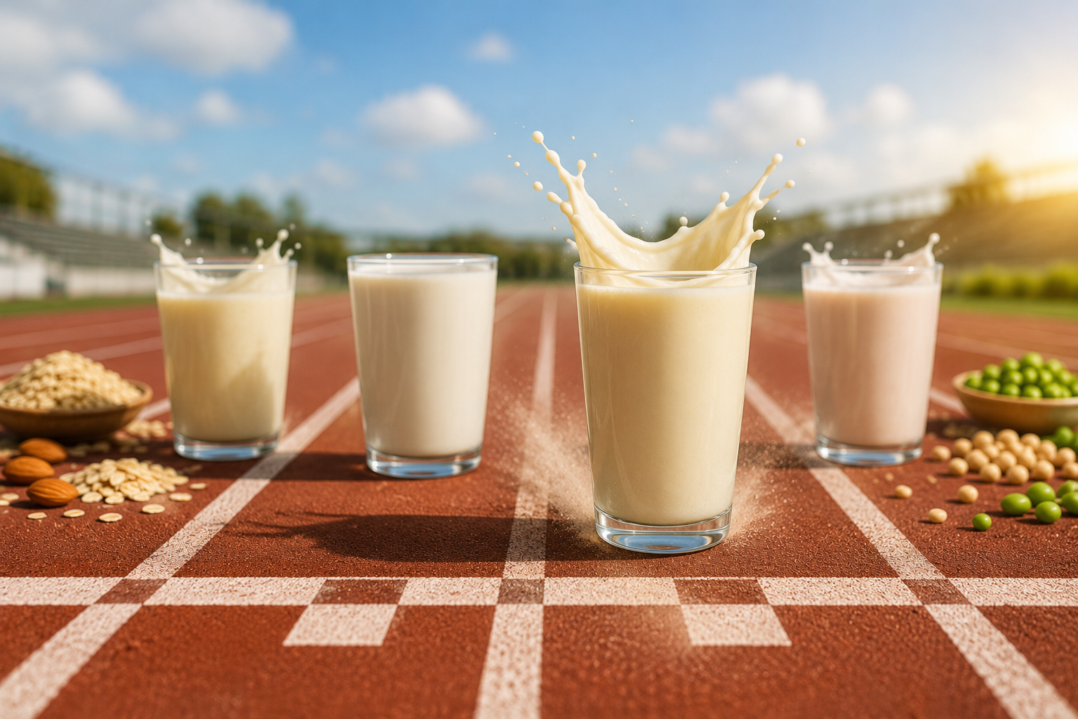 Which plant milk has the most protein?