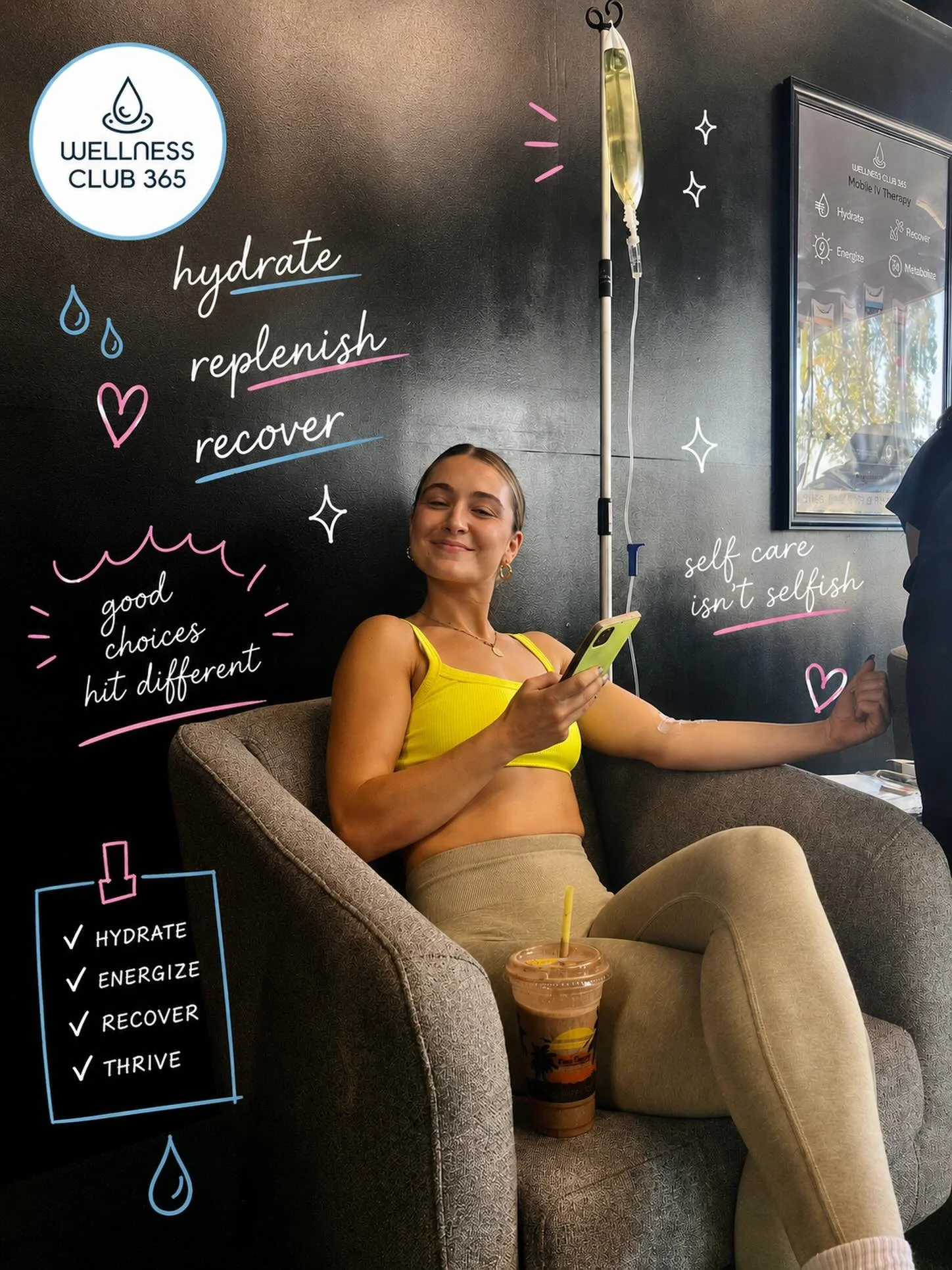 hydrated, replenished, unbothered ✨💧
self care looks a little different around here 🤍 mobile IV therapy &bull; recovery &bull; energy &bull; wellness support
