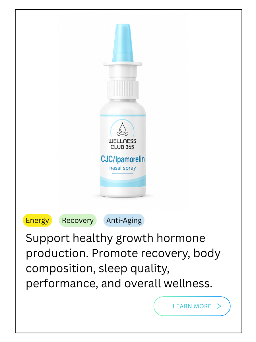 CJC-1295 & Ipamorelin Nasal Spray for Sleep, Recovery & Lean Muscle Support