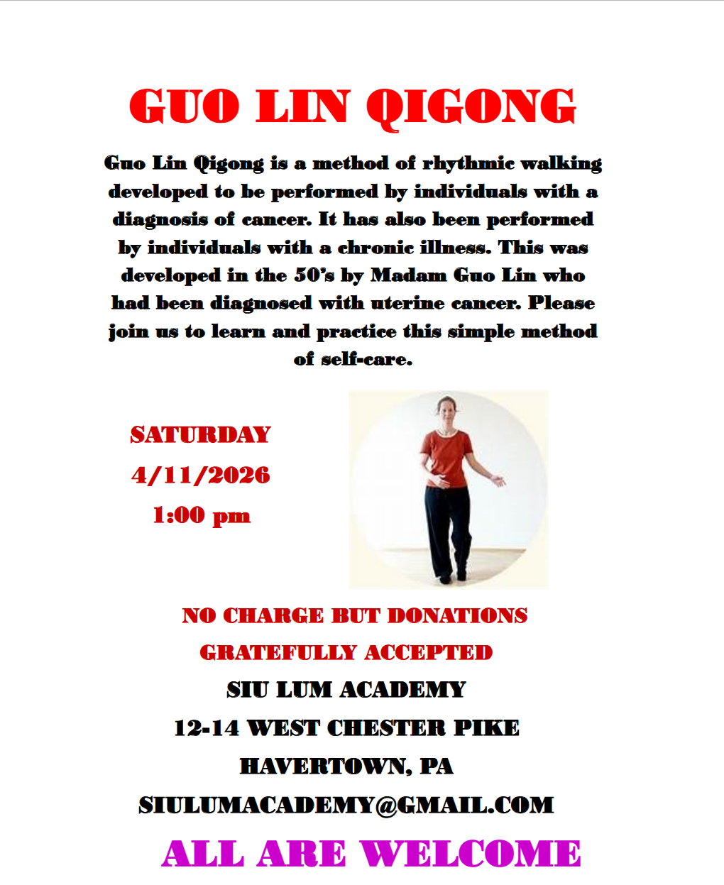 Guo Lin Qigong Seminar