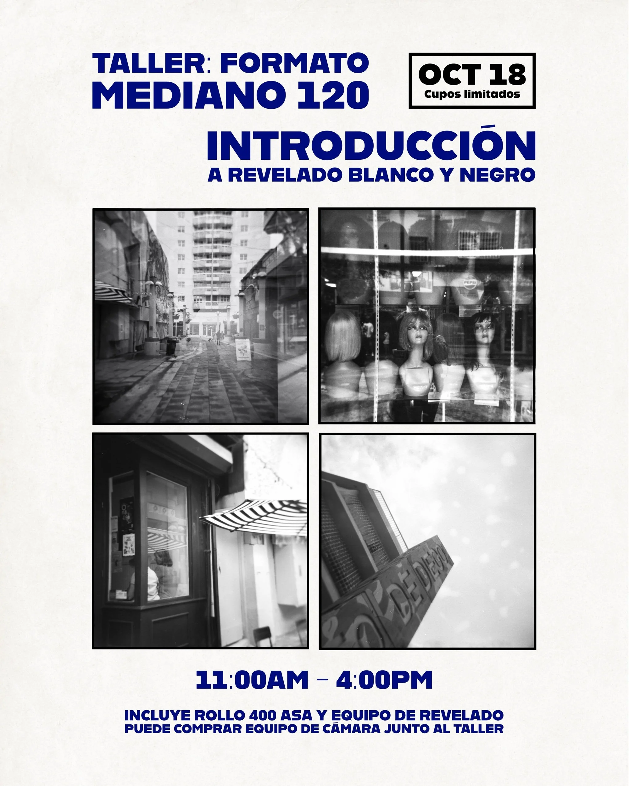 Taller: Formato Mediano 120 B&W