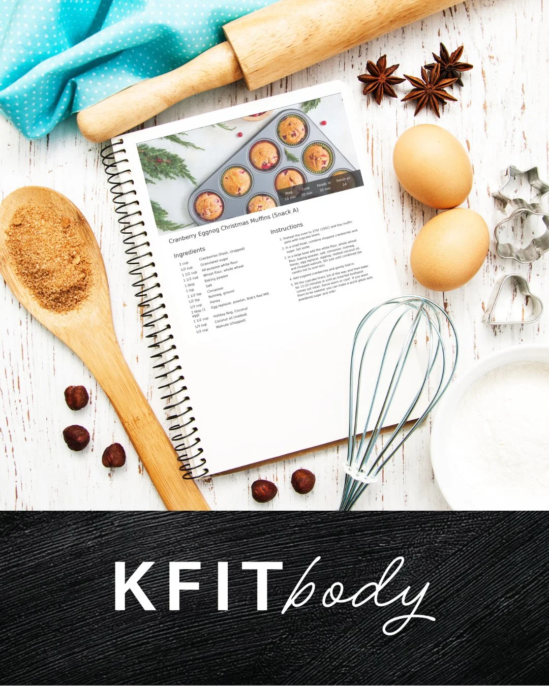 Cozy, festive, and secretly protein-packed 🎄✨⁠
⁠
These Cranberry Eggnog Christmas Muffins are one of our favorite holiday treats - lightly sweet, perfectly spiced, and ready in 30 minutes.⁠
⁠
What&rsquo;s inside:⁠
❤️ Fresh cranberries⁠
✨ Holiday nog