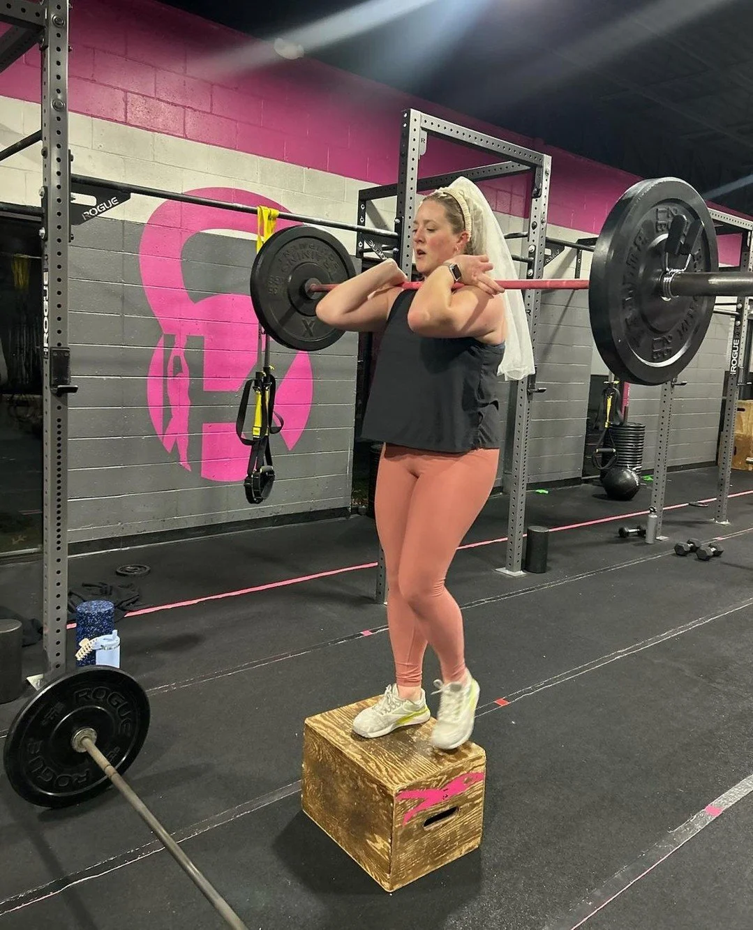 One of our favorite parts of this community? Getting to celebrate life outside the gym, too 🤍⁠
⁠
Cheers to starting the new year as a wifey 👰✨