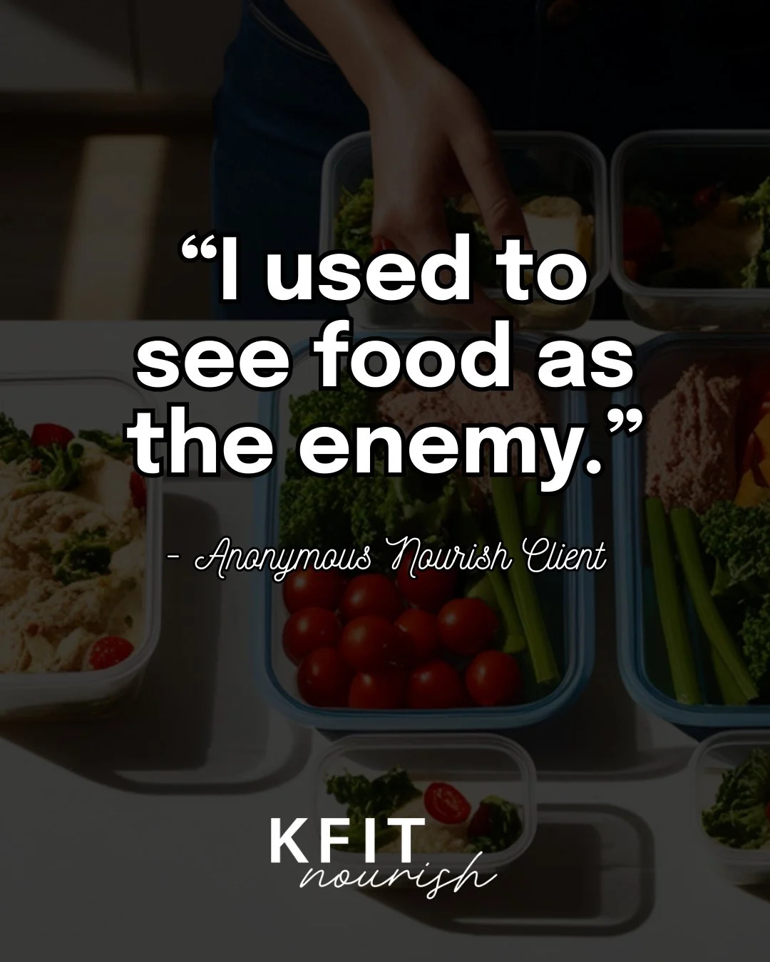 Not every transformation starts with a number on the scale.⁠
⁠
Some start with healing your relationship with food.⁠
⁠
One of our Nourish clients came to us struggling with disordered eating patterns, weight fluctuations, and binge/restrict cycles. S