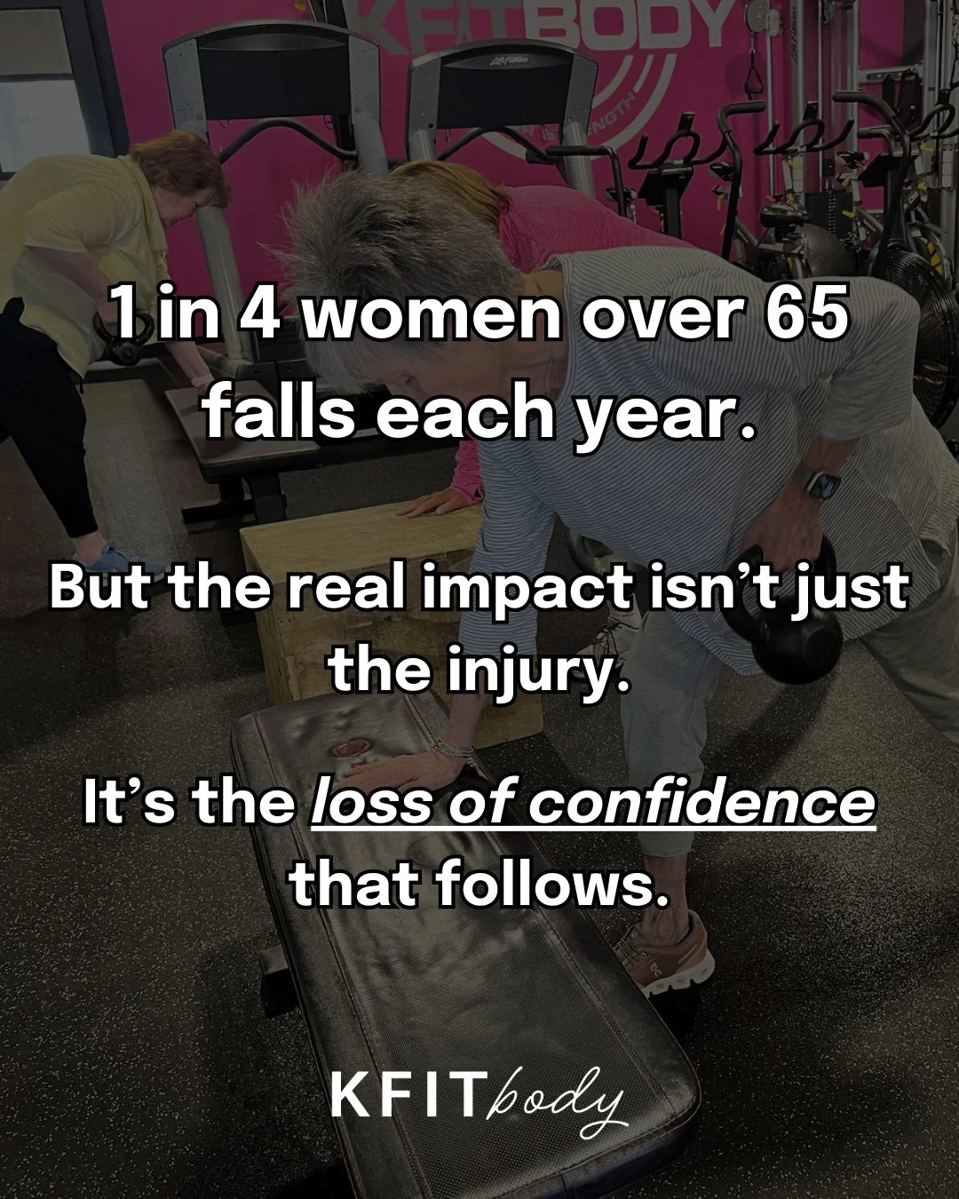 Falls are not just orthopedic events. They&rsquo;re neurological and psychological turning points.⁠
⁠
After one fall, many women begin to move differently.⁠
They skip the trip. Avoid uneven ground. Hold the railing tighter. Decline invitations.⁠
⁠
Co