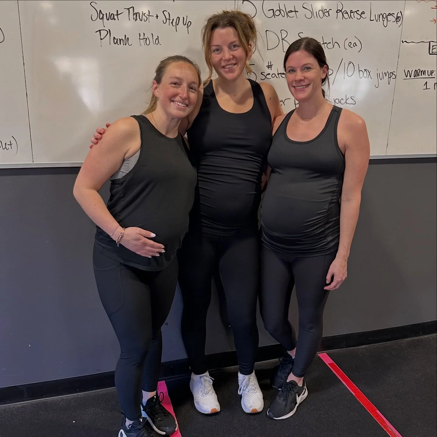 Matching fits + mama energy loading 🤍🔥