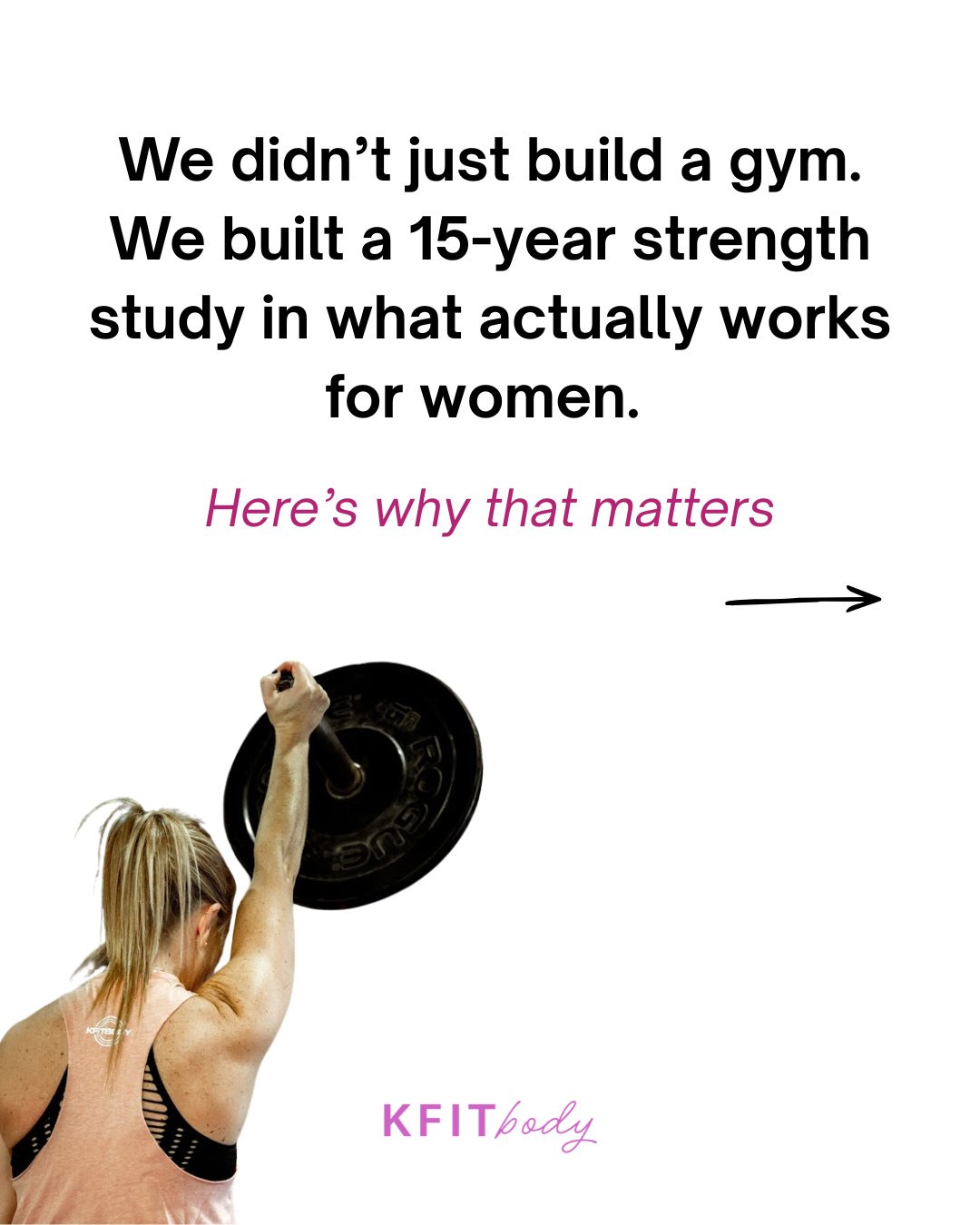 We started by creating a space.⁠
⁠
A space for women to walk into the weight room and feel like they belonged there. To learn how to get strong without intimidation, confusion, or being handed a watered-down version of training.⁠
⁠
And right now, it&