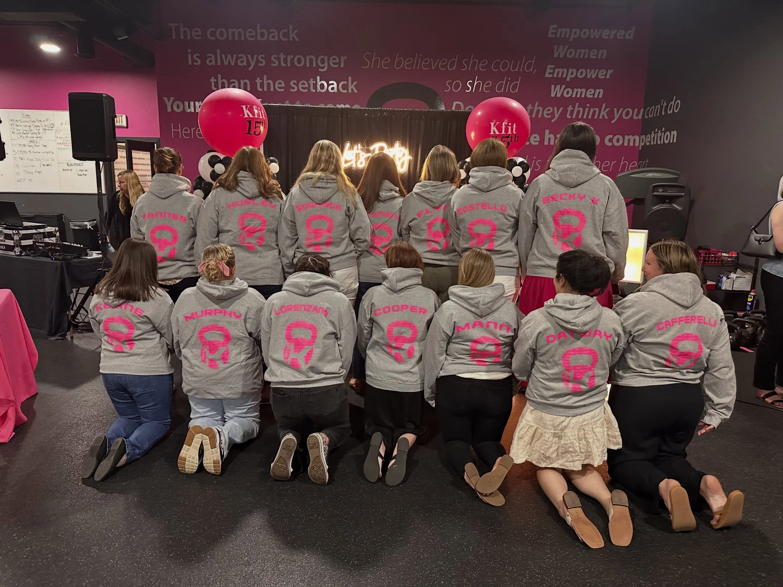 A very warm thank you to everyone who came out to celebrate our 15th birthday. 🎉

This is just half of the crew who received their &ldquo;veteran&rdquo; hoodies&mdash;almost 40 women have now hit their 3-year mark. That kind of longevity says so muc